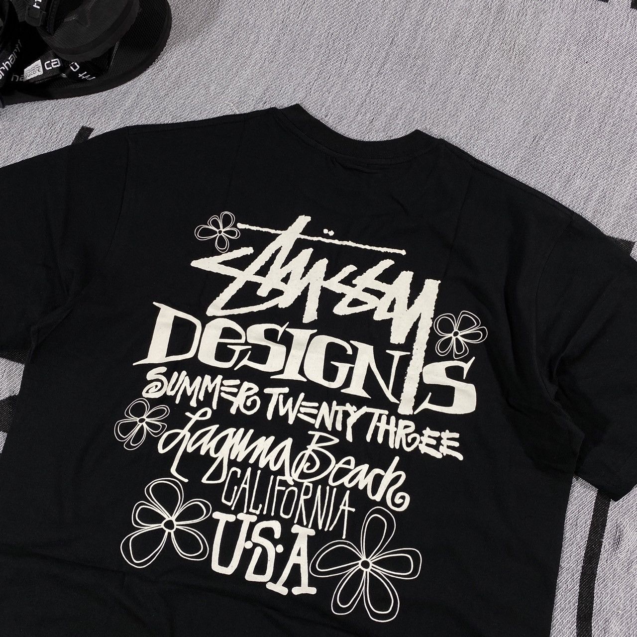 image of Stussy Summer Lb '23 Tee Large in Black, Men's