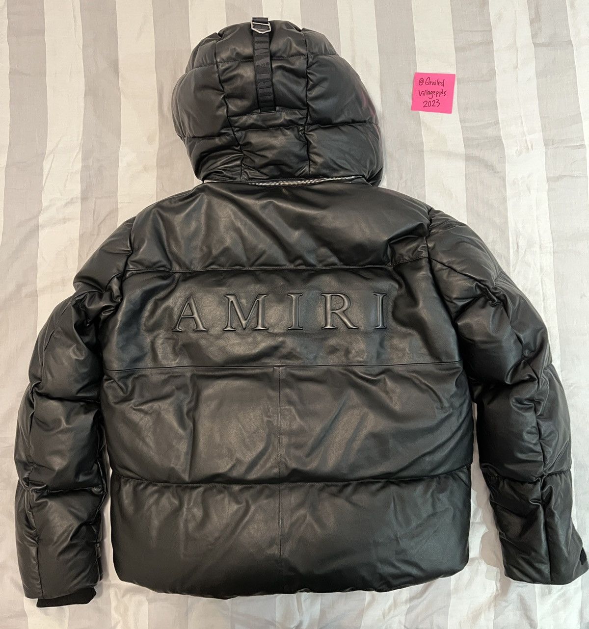 Amiri Amiri leather down Puffa jacket Size US L / EU 52-54 / 3 - 2 Thumbnail