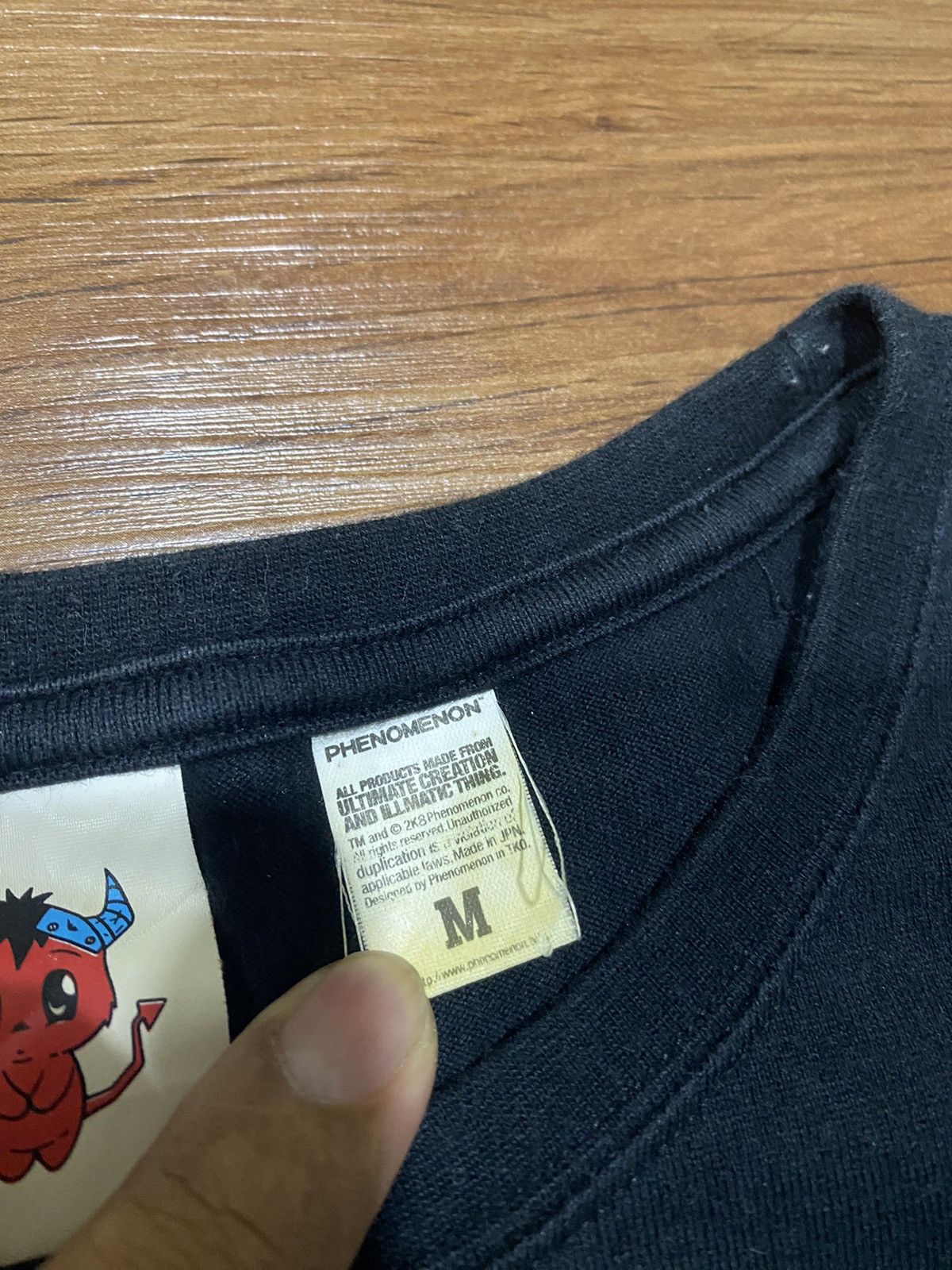 PHENOMENON × Vintage Offer‼️Vintage Phenomenon Devil Japanese Black Tee Size US M / EU 48-50 / 2 - 4 Thumbnail