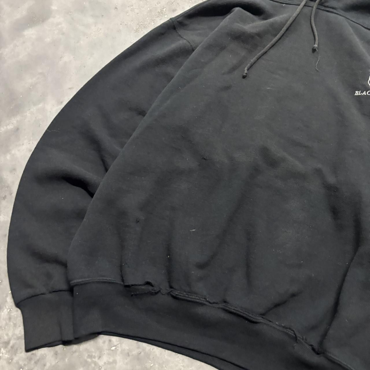 Japanese Brand × Vintage Crazy Vintage Y2K/2000s Black Essential Streetwear Minimal Hoodie! Size US M / EU 48-50 / 2 - 3 Thumbnail