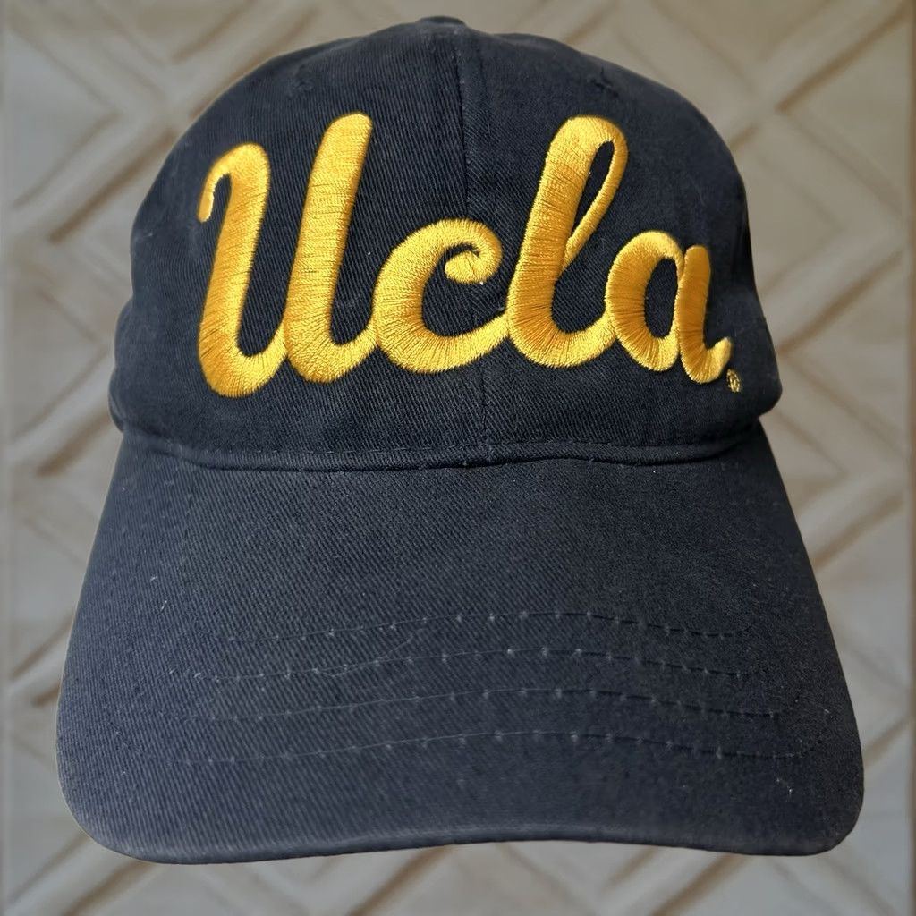 Vintage Retro Brand UCLA Bruins John R Wooden JRW Pyramid Adjustable Strapback Hat Size ONE SIZE - 1 Thumbnail