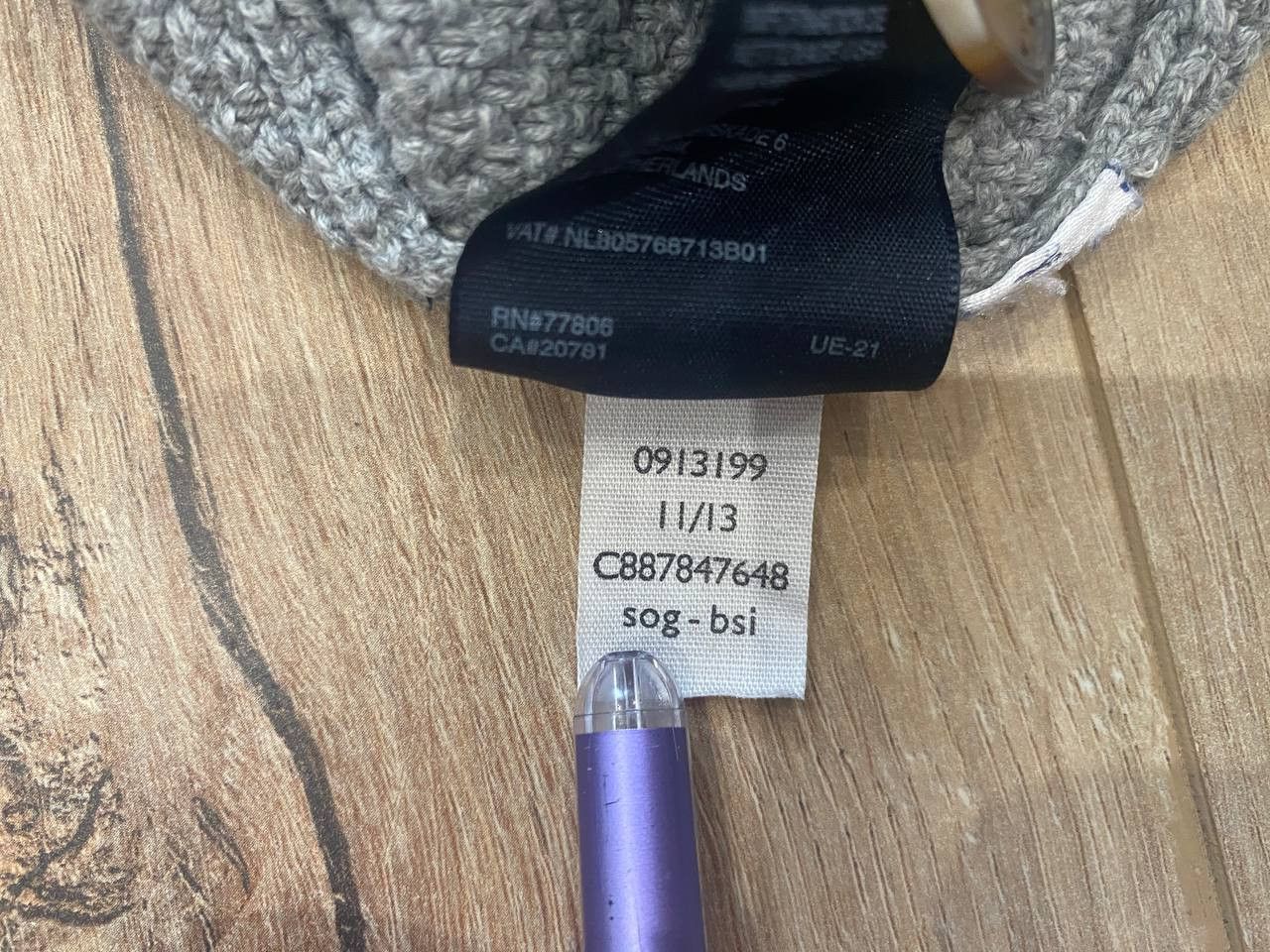 Tommy Hilfiger Tommy Hilfiger Grey Cotton Knit Sweater Men’s Size L Size US L / EU 52-54 / 3 - 7 Thumbnail