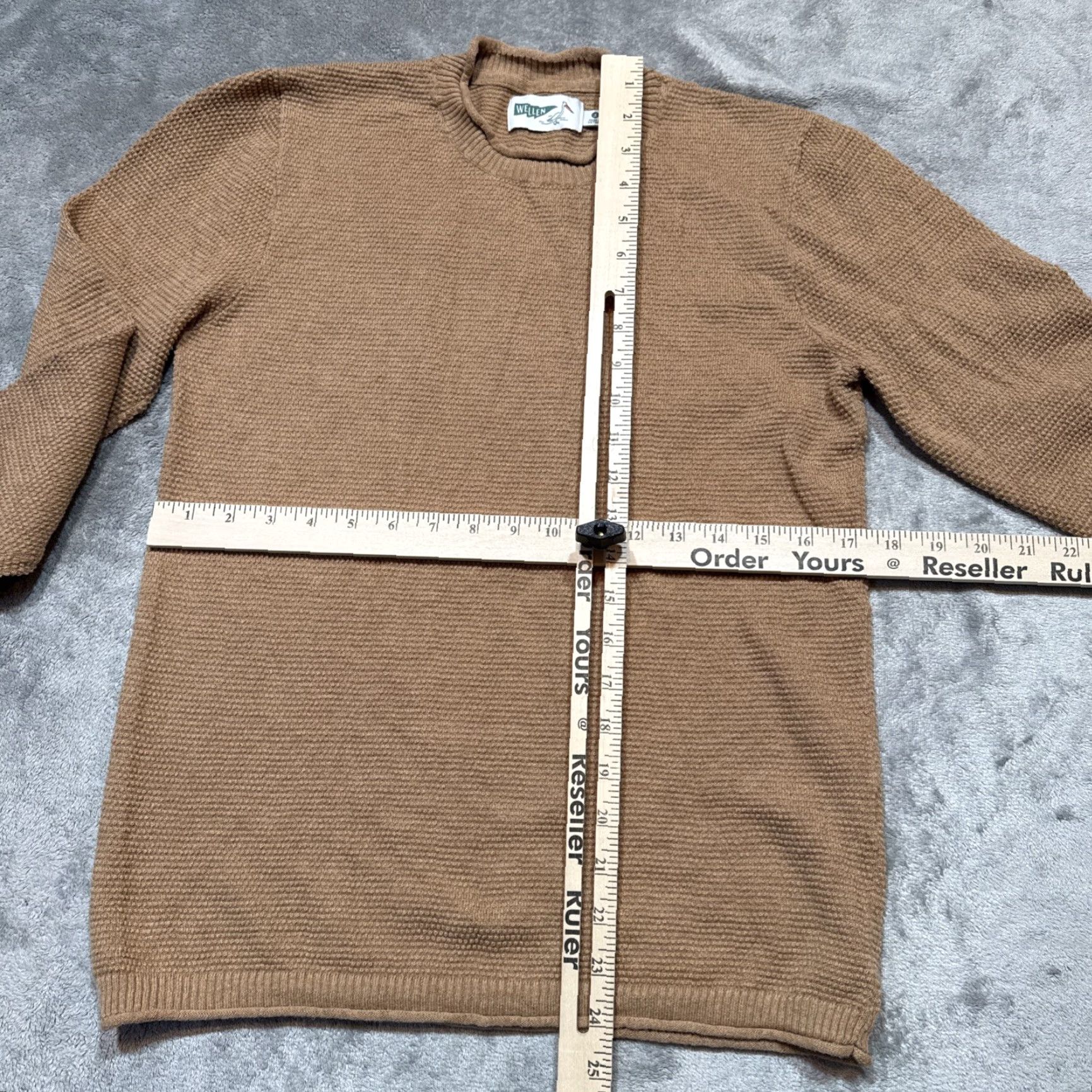Vintage Wellen Sweater Mens S Grain Neutral Huckberry Organic Cotton Cashmere Roll Neck Beige Pullover Mens Size S Size US S / EU 44-46 / 1 - 4 Thumbnail