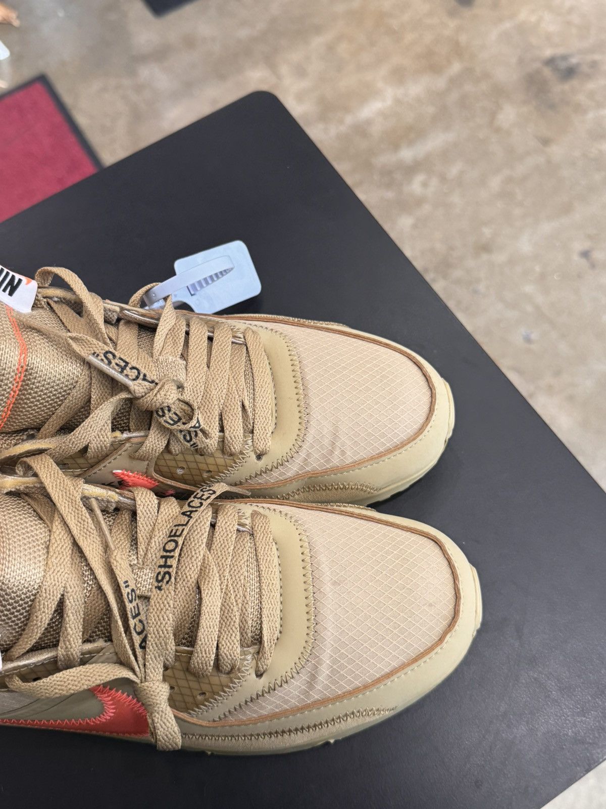 Nike × Off-White Nike Air Max 90 Off White Desert Ore Size 9 (2019) Size US 9 / EU 42 - 7 Thumbnail