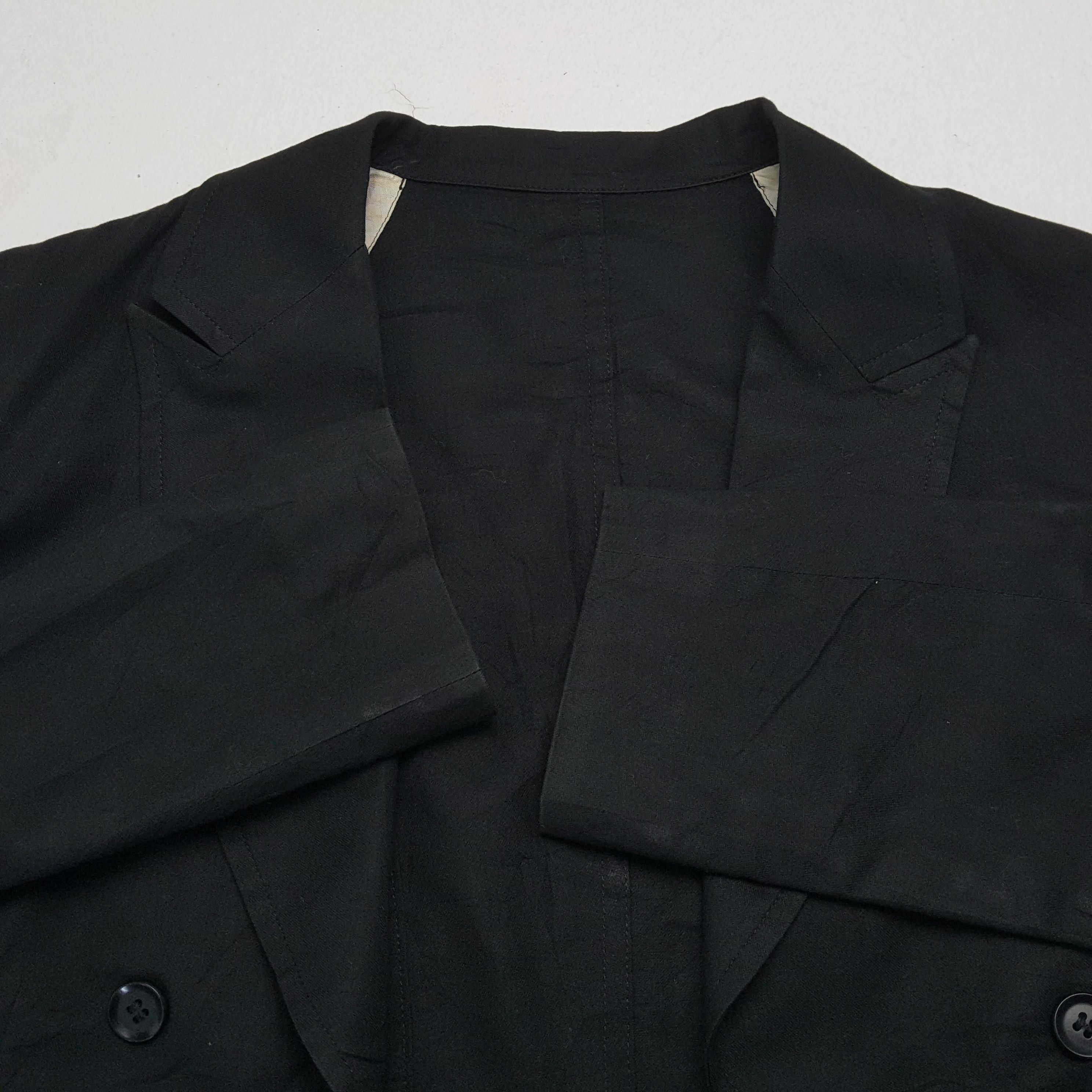 Vintage Y's by YOHJI YAMAMOTO Fashion Style Designer Blazer Size XXS / US 00 / IT 34 - 8 Thumbnail