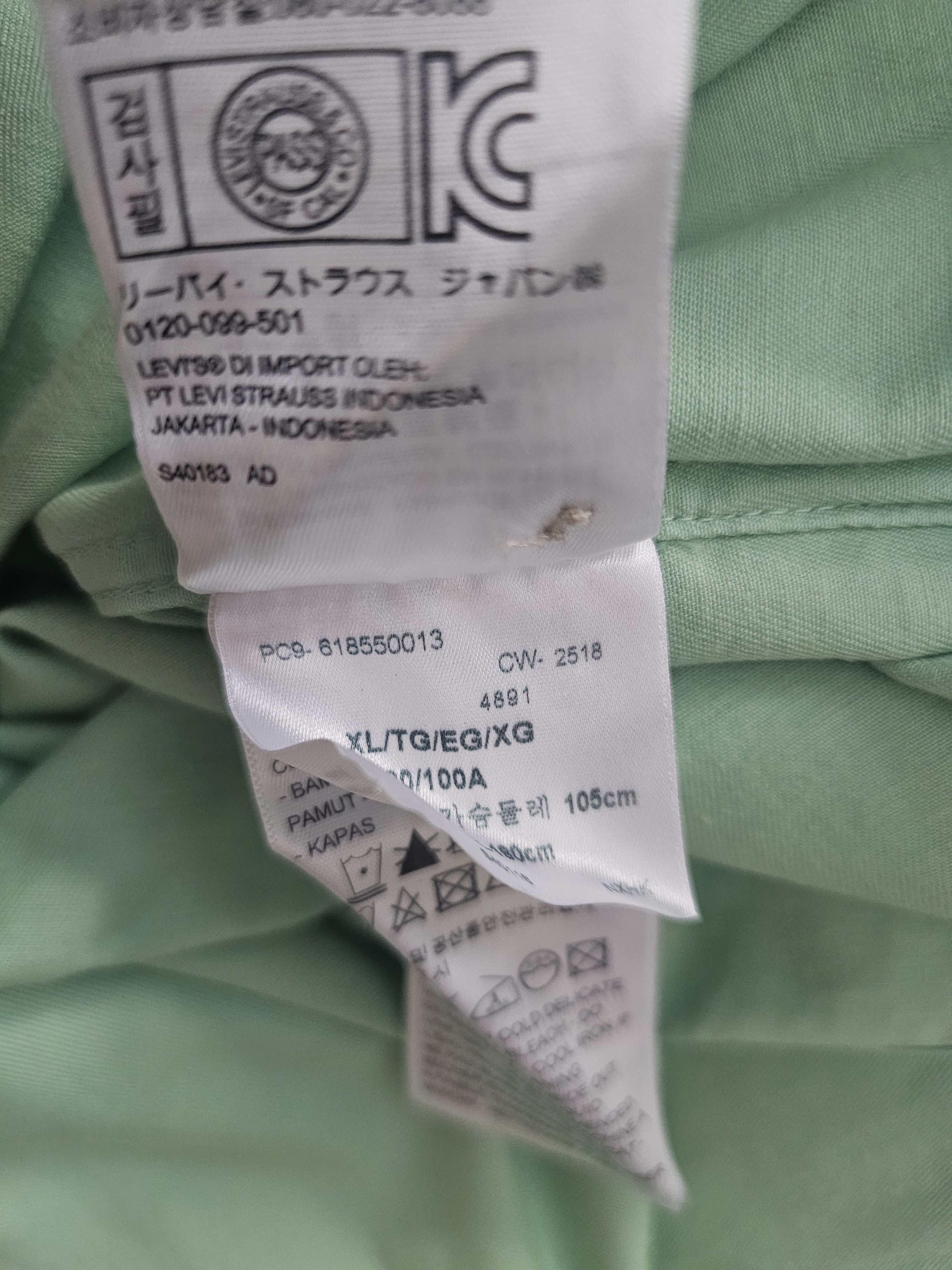 Levi's Vintage Clothing NWT LVC Levi's Vintage Clothing 1950s Tab Twills Shirt SS19 Size US XL / EU 56 / 4 - 8 Thumbnail