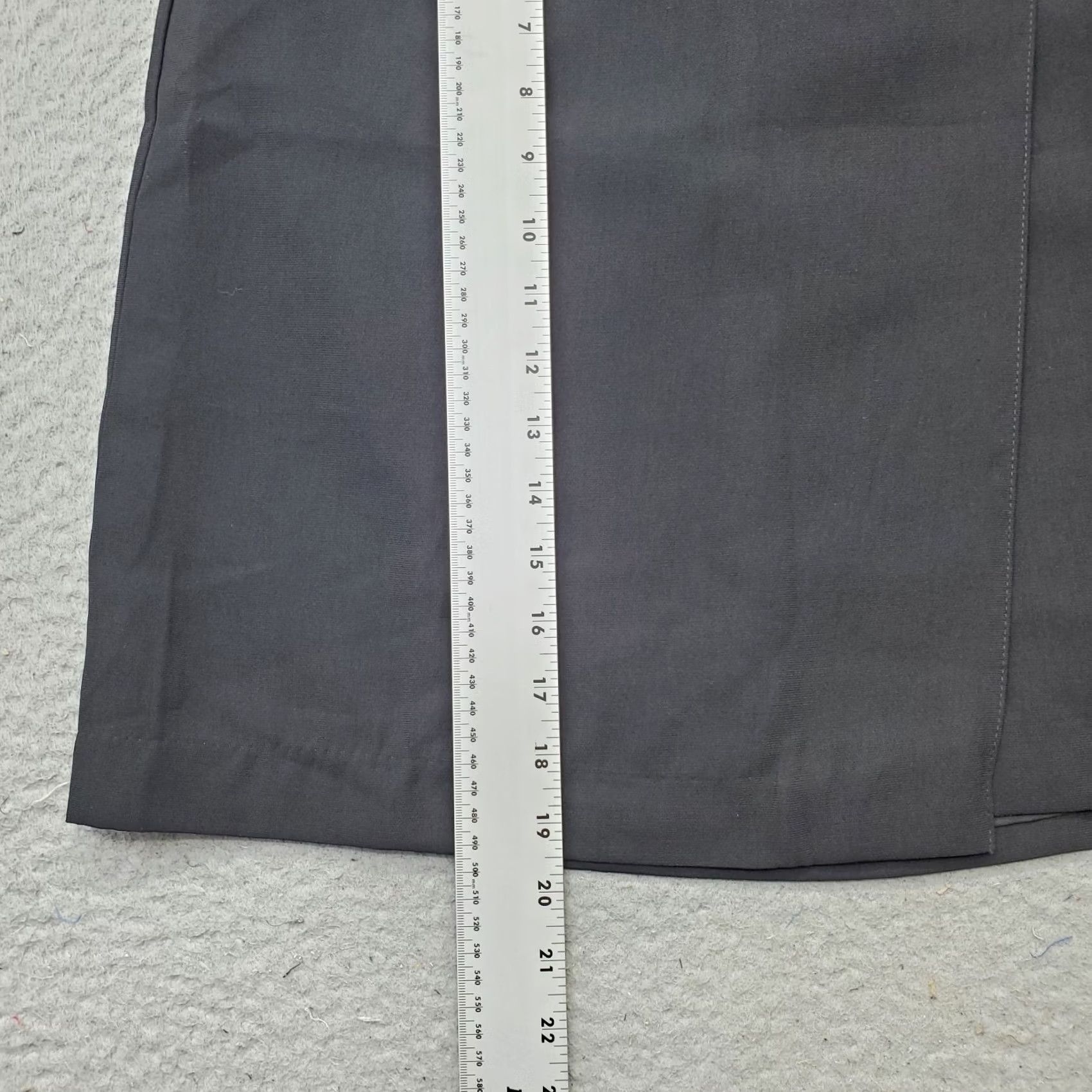 Worthington Worthington Wrap Skirt Womens Size 6 Black Lined Classic Fit Pull On A-line Short, 100% Polyester, Wrap Style, NWT, Womens Size 28" / US 6 / IT 42 - 3 Thumbnail