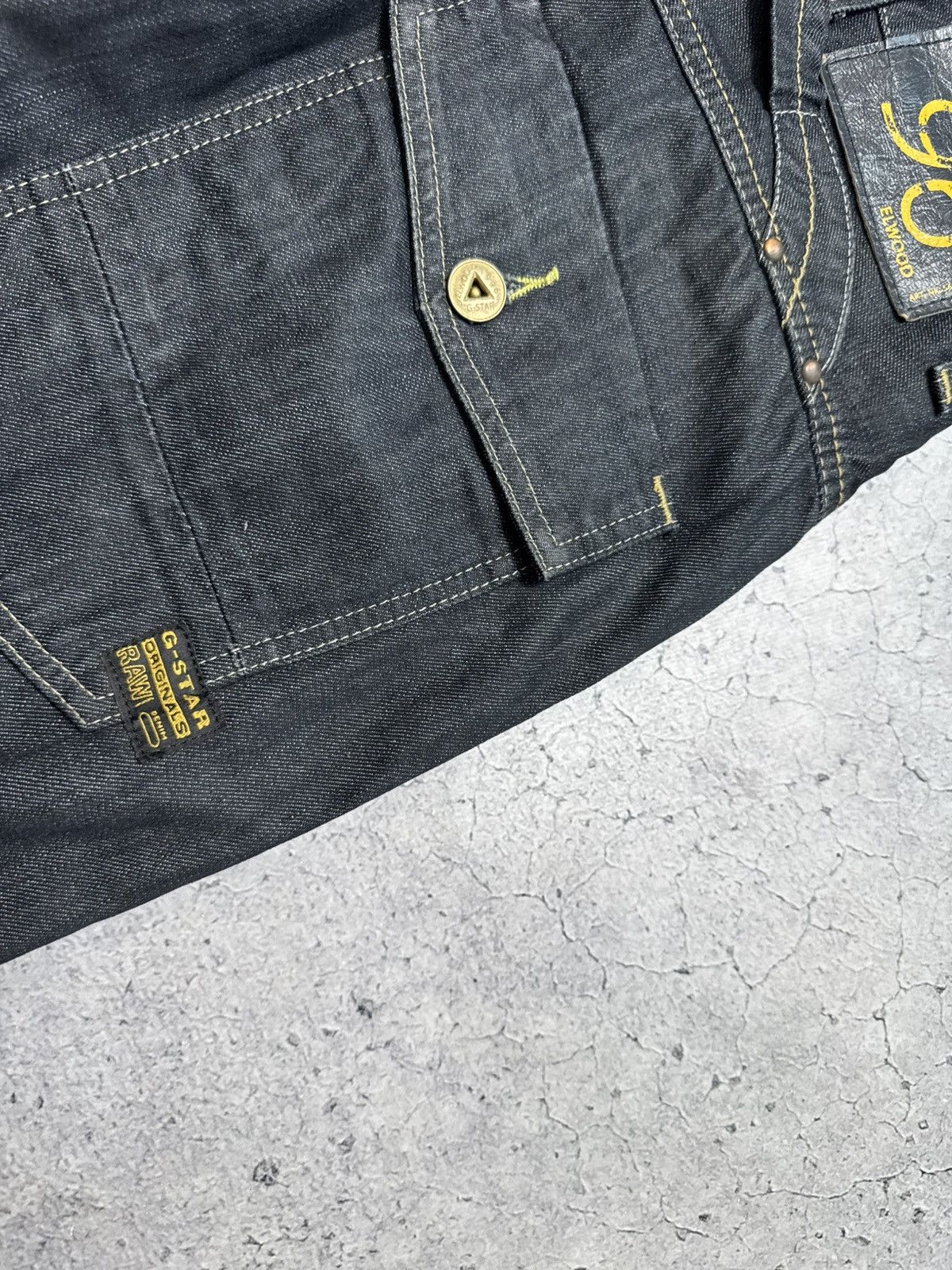 G-Star × Japanese Brand G Star Raw Denim Cargo Pants Workwear 96 31x32 Size US 32 / EU 48 - 11 Thumbnail