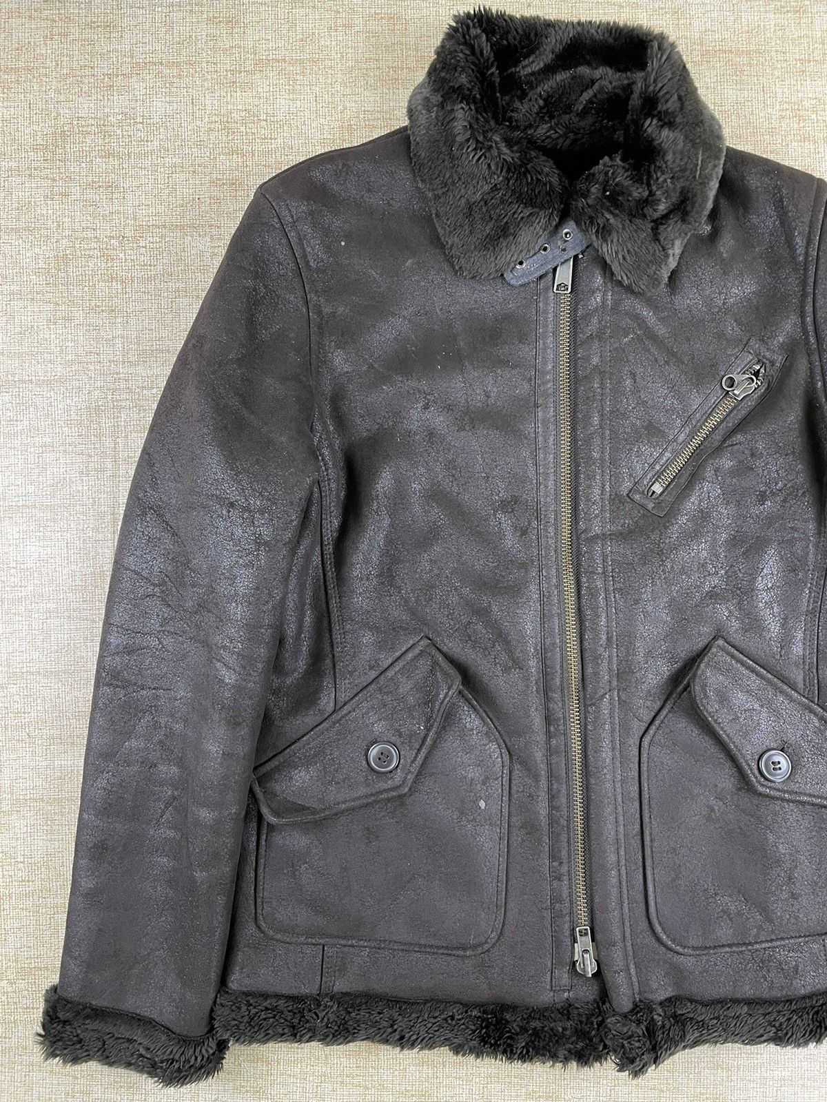 Takeo Kikuchi × Vintage TAKEO KIKUCHI VINTAGE B-3 Style Lined Sherpa Winter Jacket Size US M / EU 48-50 / 2 - 3 Thumbnail