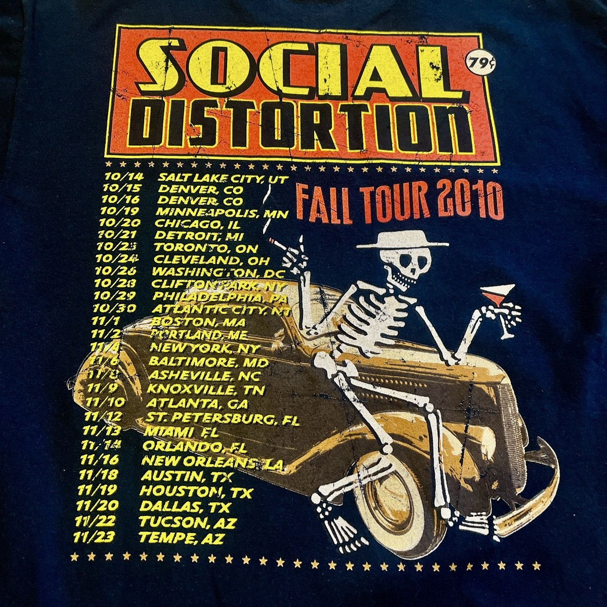 Band Tees × Vintage Social Distortion Fall Tour 2010 🚬💀🎩🍷 Size US M / EU 48-50 / 2 - 5 Thumbnail