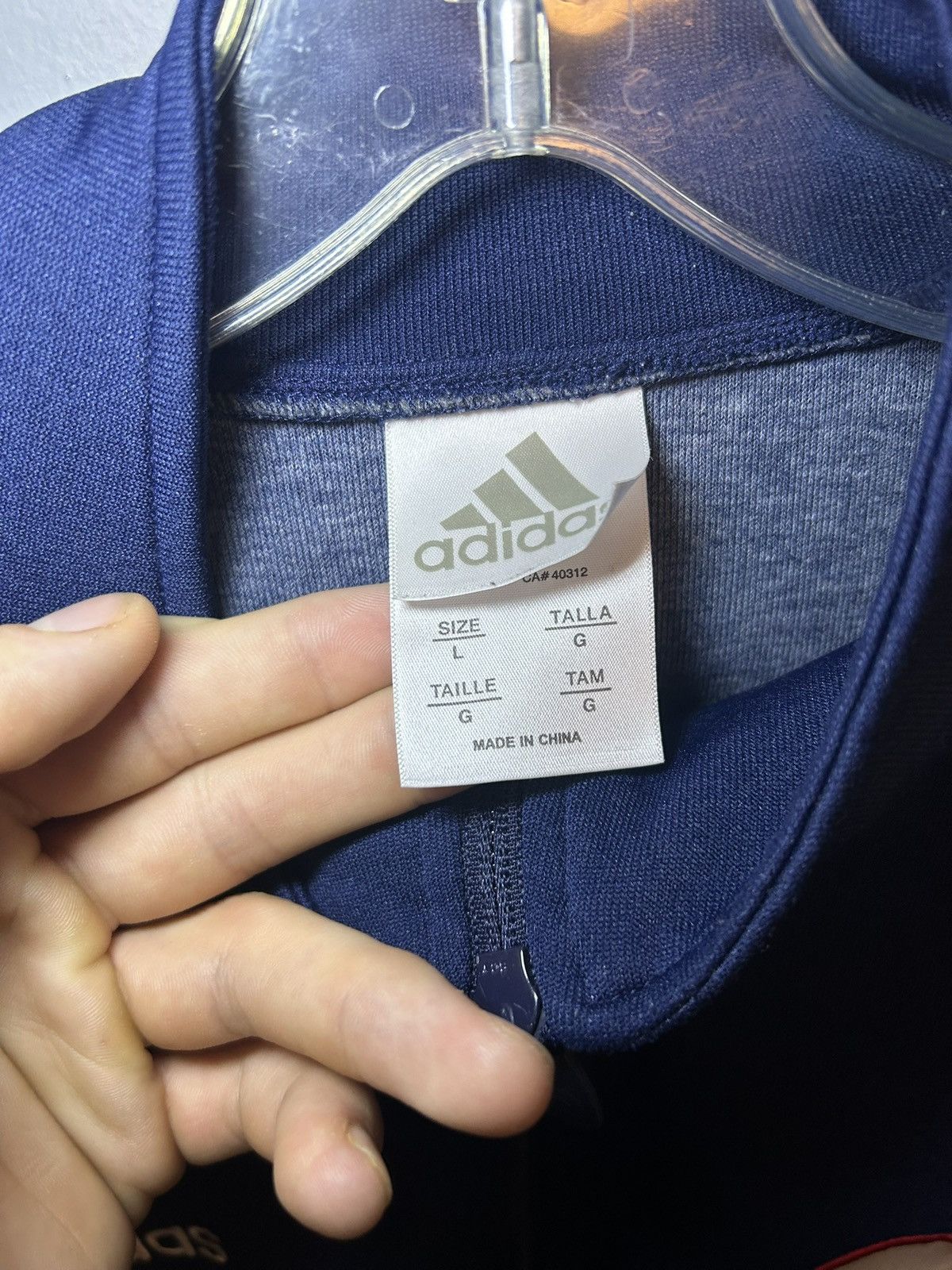 Adidas Vintage Adidas England patch dragon crest track jacket Size US L / EU 52-54 / 3 - 3 Thumbnail