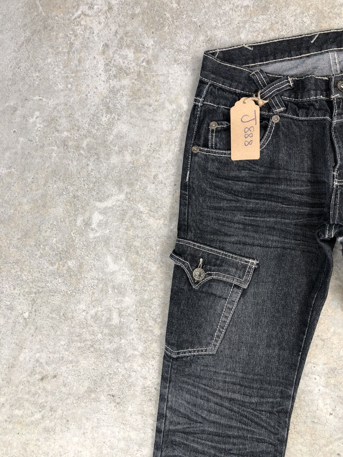Japanese Brand Japanese Daily News Flared Jeans Distressed Jeans Size US 32 / EU 48 - 4 Thumbnail