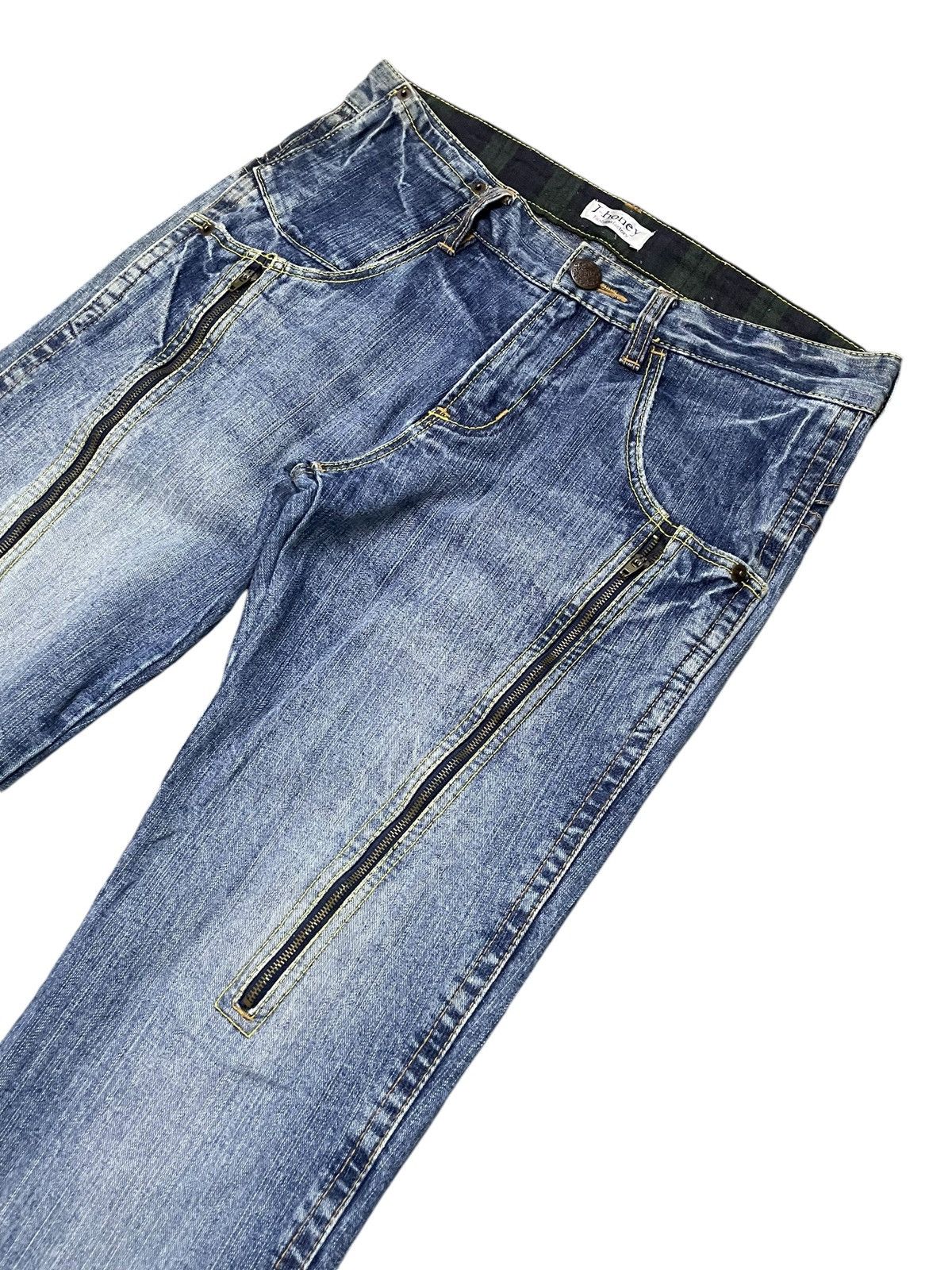 GOSTAR DE FUGA × Hysteric Glamour × Japanese Brand J honey Japan Zipper Pocket Undercover Style Jeans Size US 30 / EU 46 - 3 Thumbnail