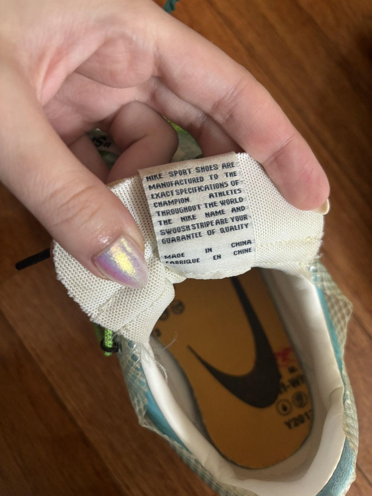 Nike × Off-White Off-White x Nike Wmns Waffle Racer 'Vivid Sky' 2019 size 10 Size US 10 / IT 40 - 10 Thumbnail