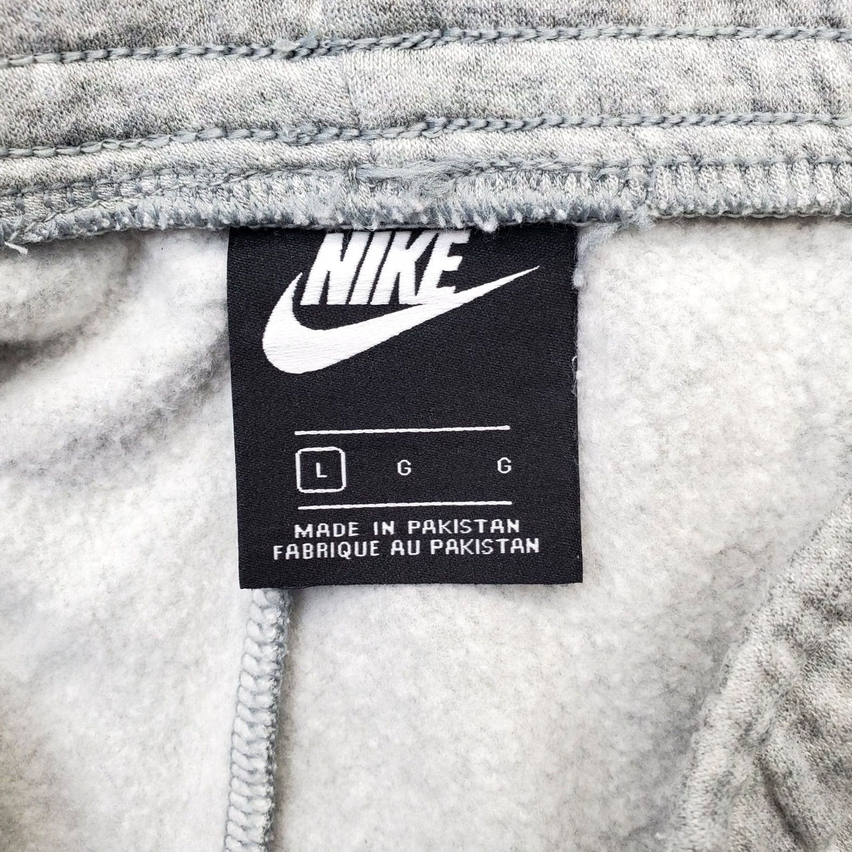 Nike Nike Sportswear Joggers Pants Men L Gray Fleece Lined Drawstring Tapered Leg Causal Activewear Size US 33 - 7 Thumbnail