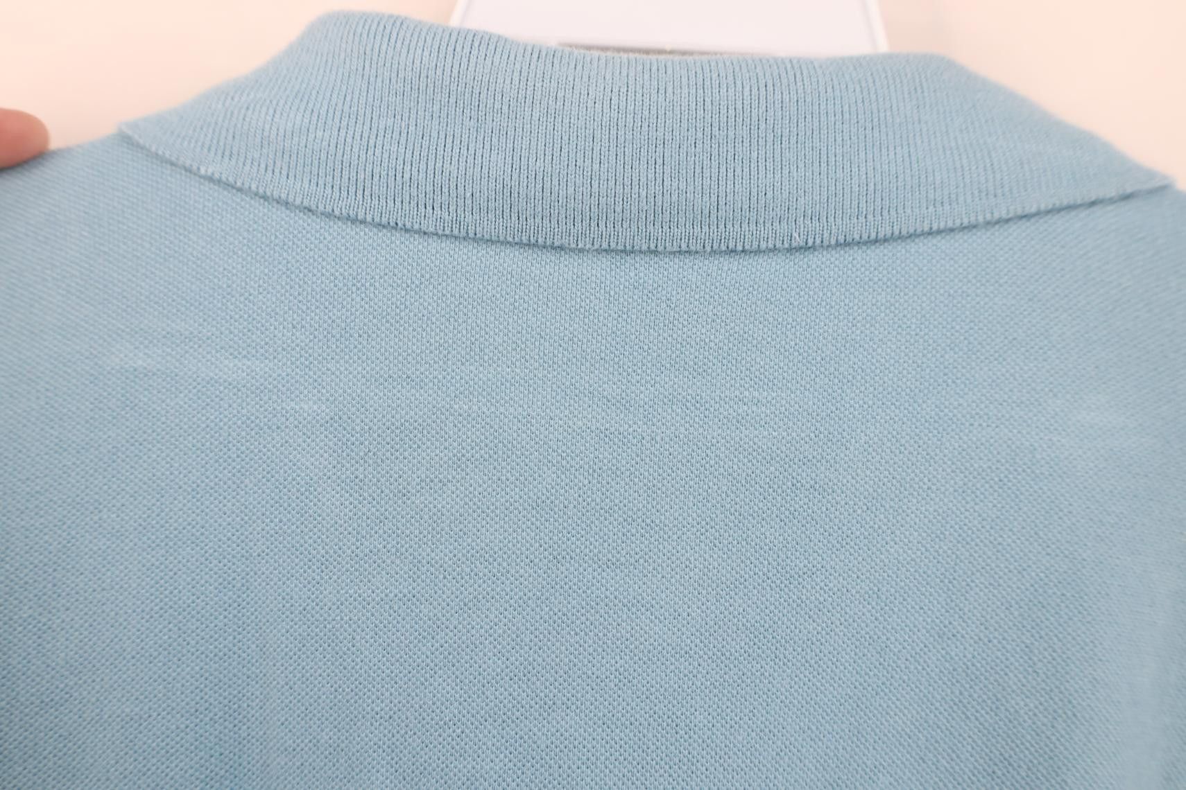 Nike Vintage 90s Nike Monochrome Knit Golf Polo Shirt Light Blue Size US XXL / EU 58 / 5 - 9 Thumbnail