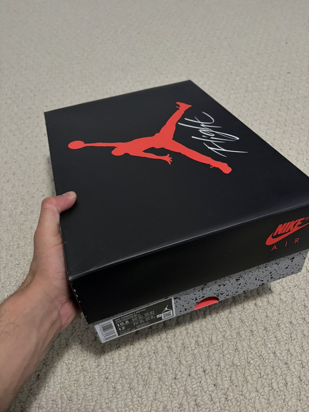 Jordan Brand Jordan 4 White Cements 2025 Size US 10.5 / EU 43-44 - 10 Thumbnail