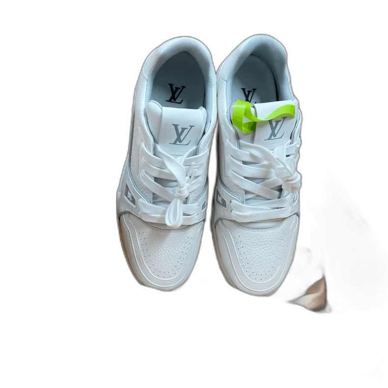 Louis Vuitton LV Trainer white cement sneakers Size US 10 / EU 43 - 1 Thumbnail