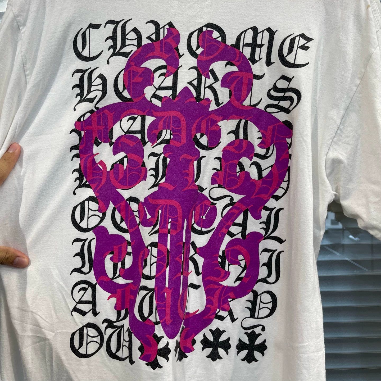 Chrome Hearts Chrome Hearts Purple Sword Print Tee XL 99 New Size US XL / EU 56 / 4 - 6 Thumbnail