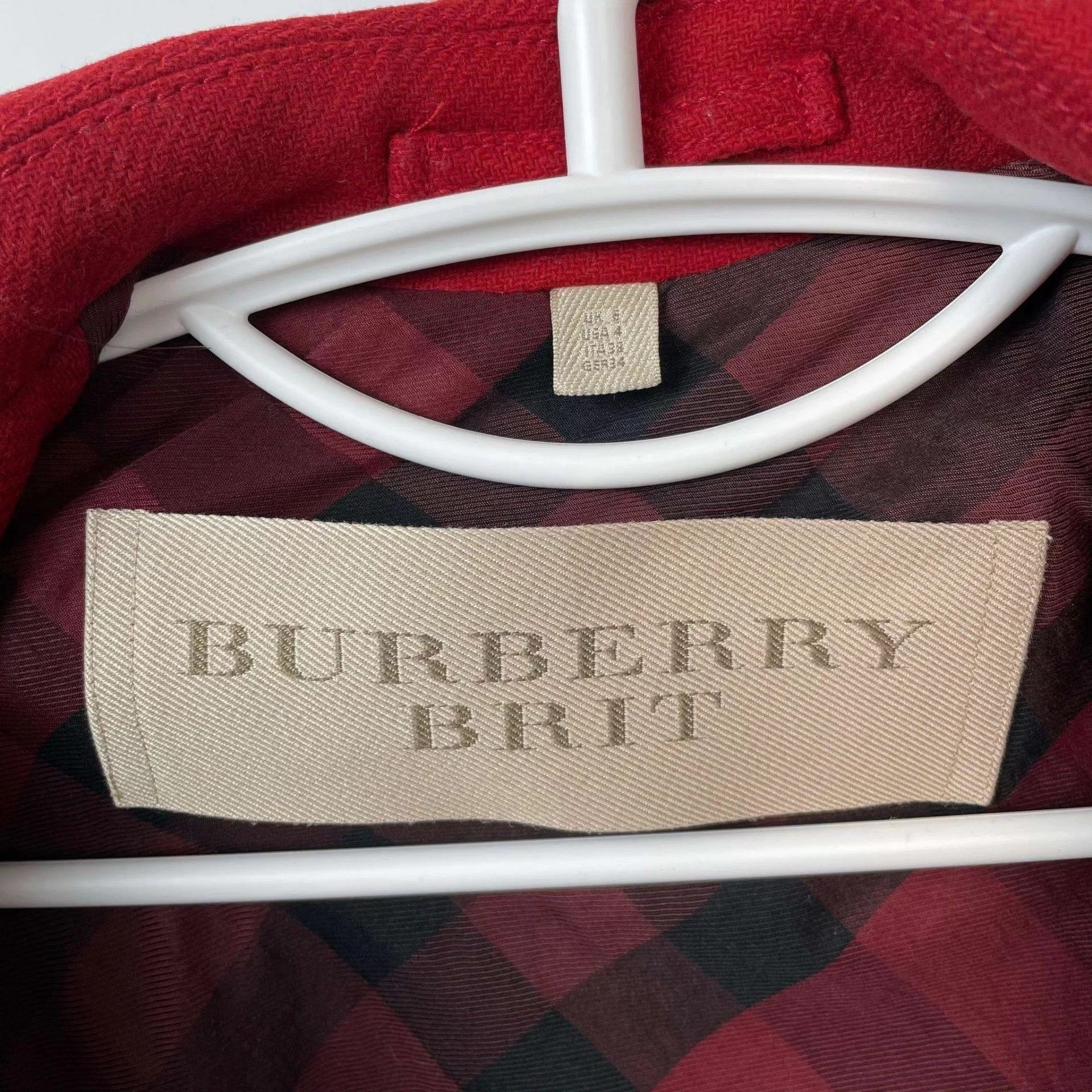 Burberry Burberry Red Trench Coat 38 Size XS / US 0-2 / IT 36-38 - 4 Thumbnail