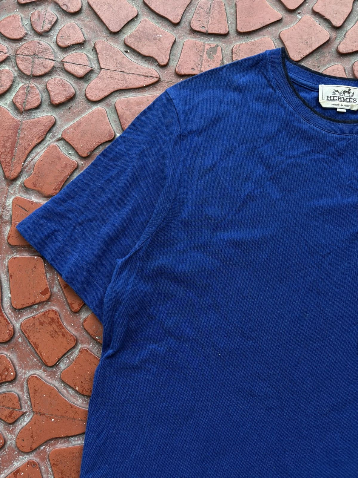 Hermes HERMES “ H” LOGO POCKET TEE Size US M / EU 48-50 / 2 - 2 Thumbnail