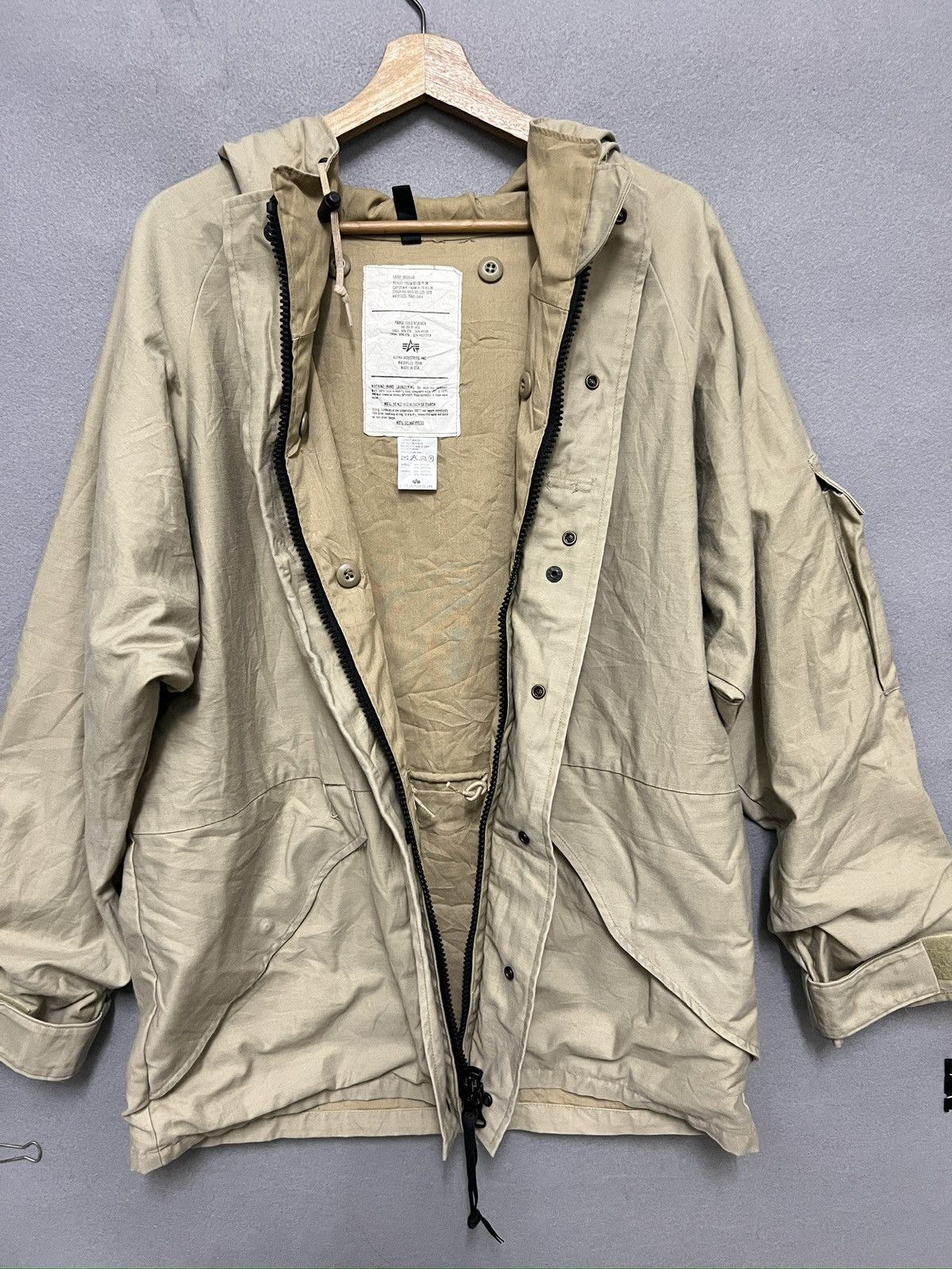 Alpha Industries 348. ALPHA INDUSTRIES Parka Cold Weather Size US L / EU 52-54 / 3 - 3 Thumbnail