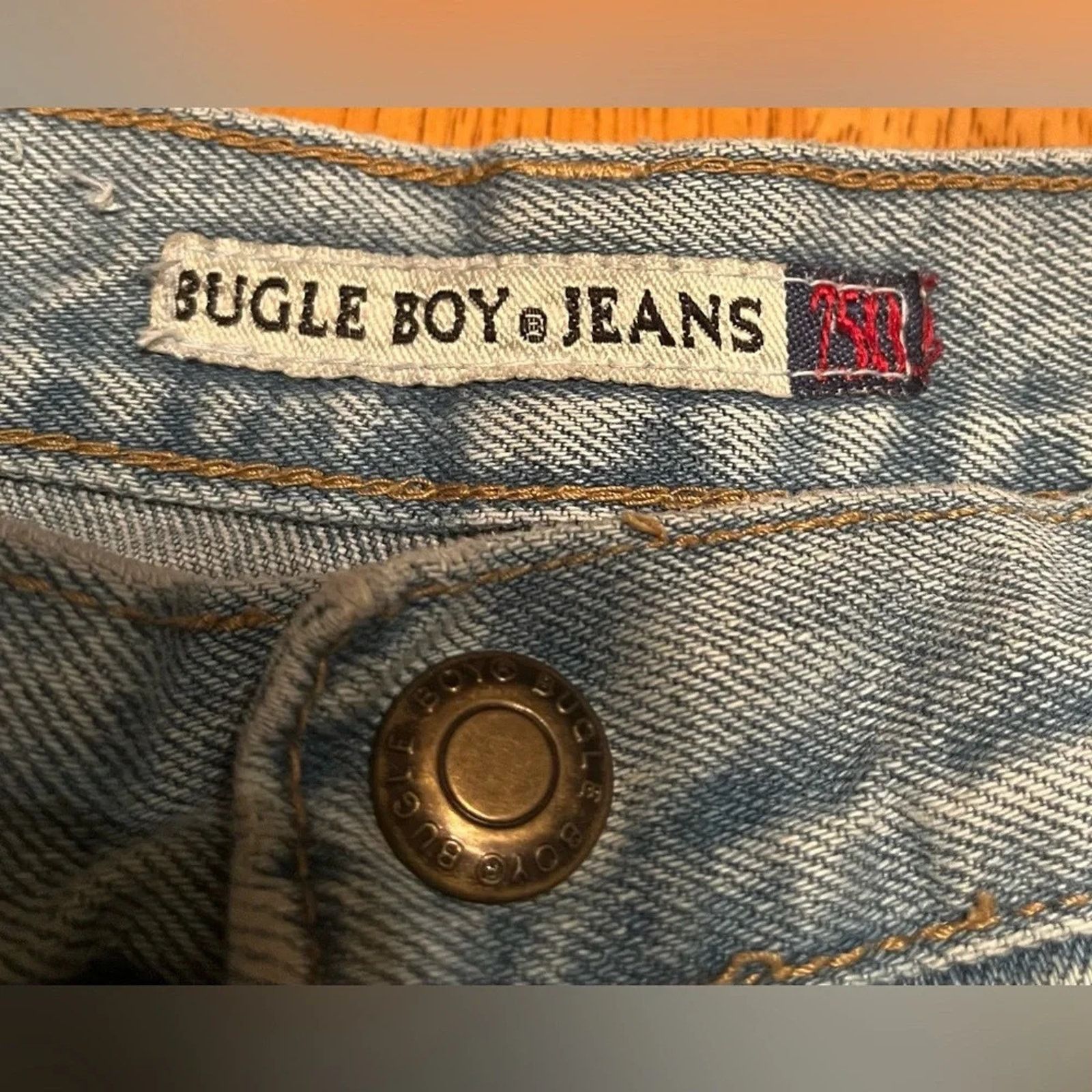 Bugle Boy Bugle Boy 1970s vintage light washed jeans, size 31/27 Size US 31 - 6 Thumbnail