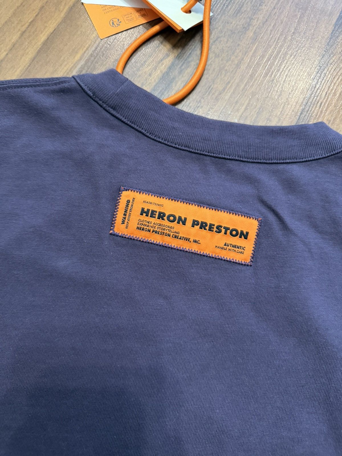 Heron Preston Heron Preston Censored Purple Tee Size US L / EU 52-54 / 3 - 6 Thumbnail