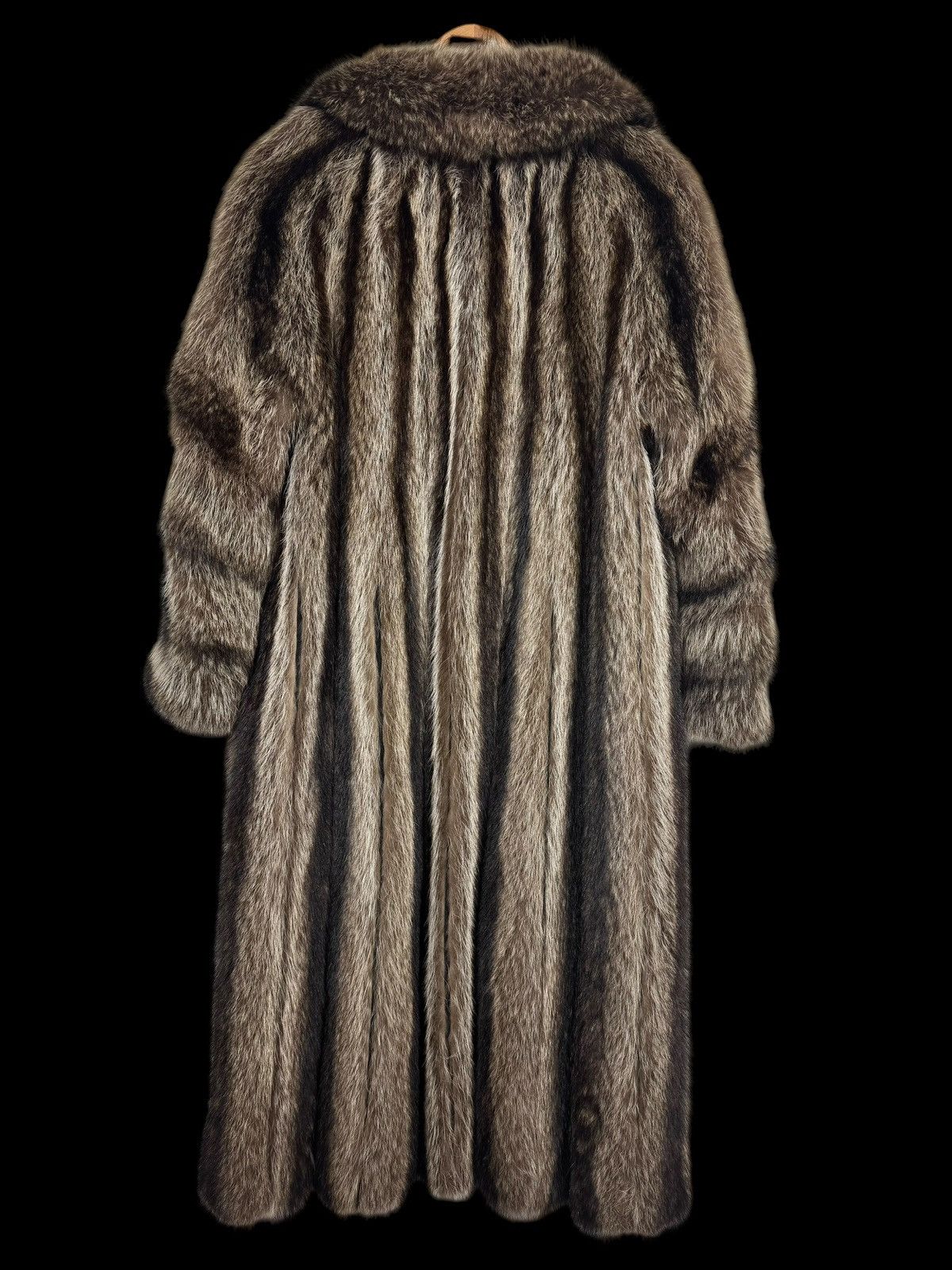 Other Vintage Raccoon Fur Long Coat Size M / US 6-8 / IT 42-44 - 2 Thumbnail
