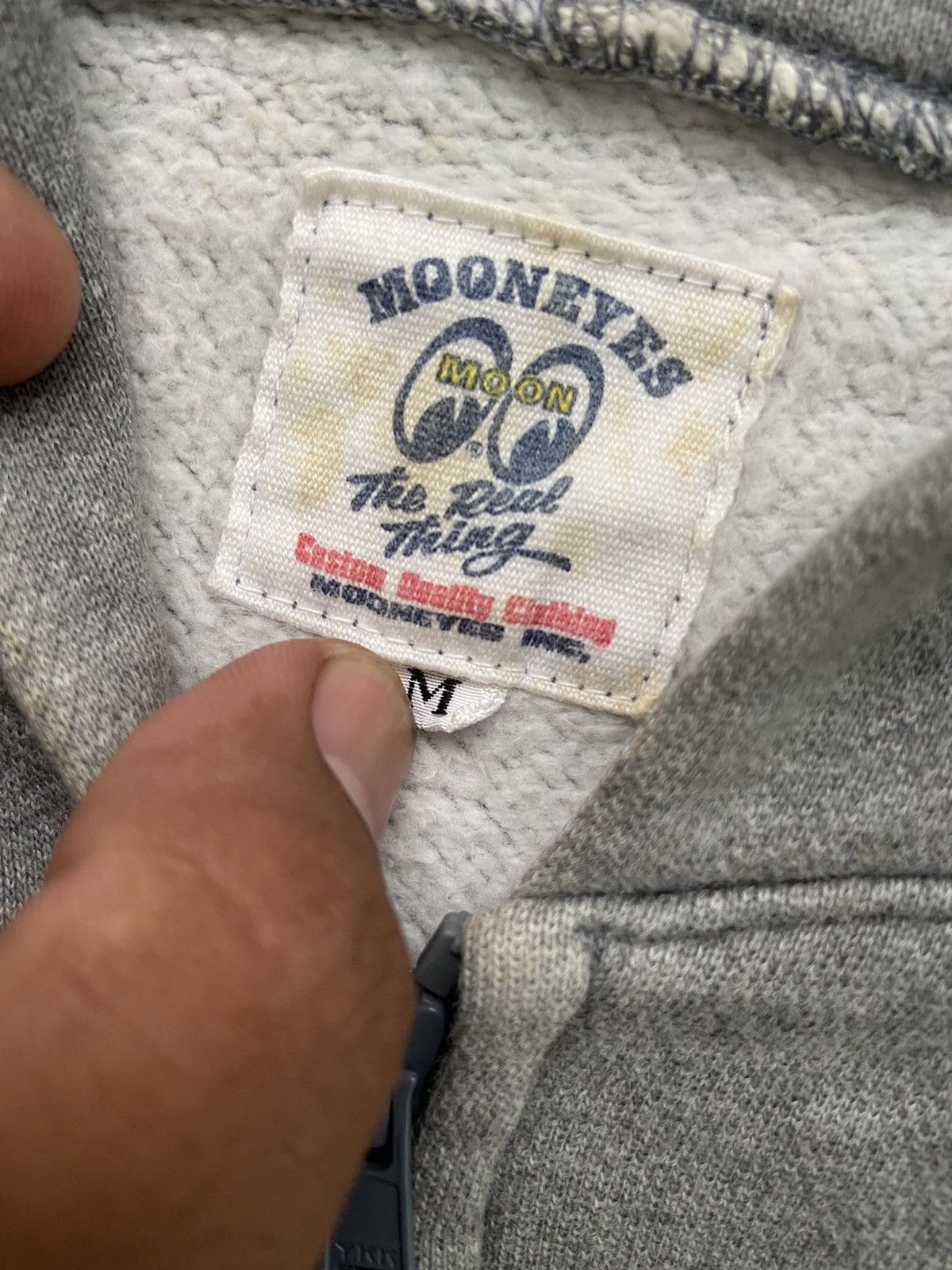 Sports Specialties Vintage Mooneyes Embroidery Spell Out Hoodie Jacket Size US M / EU 48-50 / 2 - 7 Thumbnail