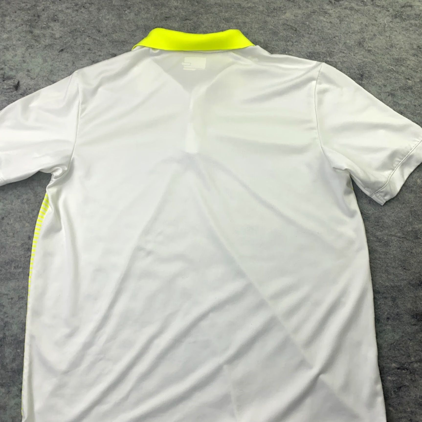 Vintage Jack Nicklaus Polo Shirt Mens Large Yellow Striped Golf StayDri Short Sleeve Size US L / EU 52-54 / 3 - 7 Thumbnail
