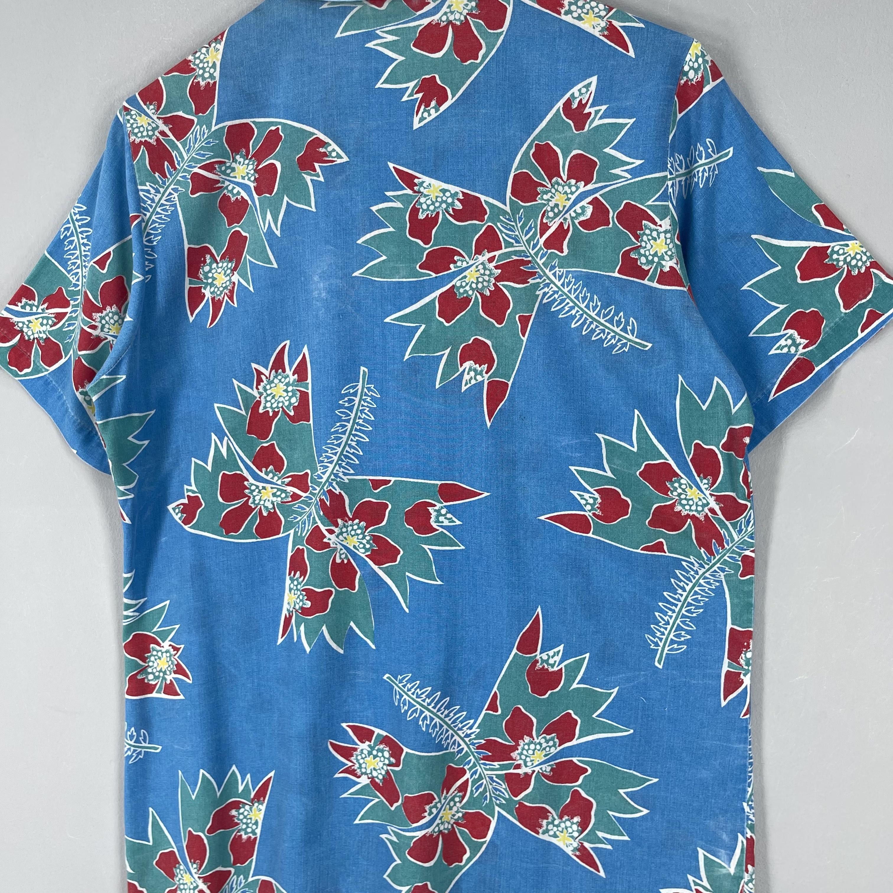 Vintage Vintage Hawaiian Abstract Aloha Tropical Floral Rayon Shirt Size US M / EU 48-50 / 2 - 8 Thumbnail