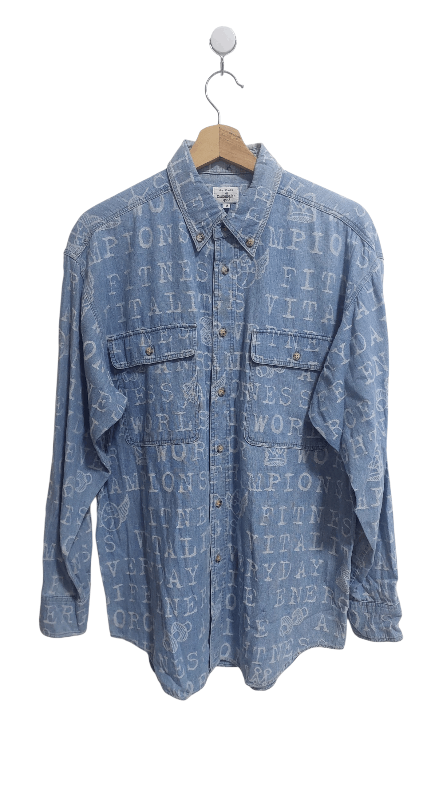 Jean Charles De Castelbajac Castelbajac Sport Full Print Shirt Size US M / EU 48-50 / 2 - 1 Thumbnail