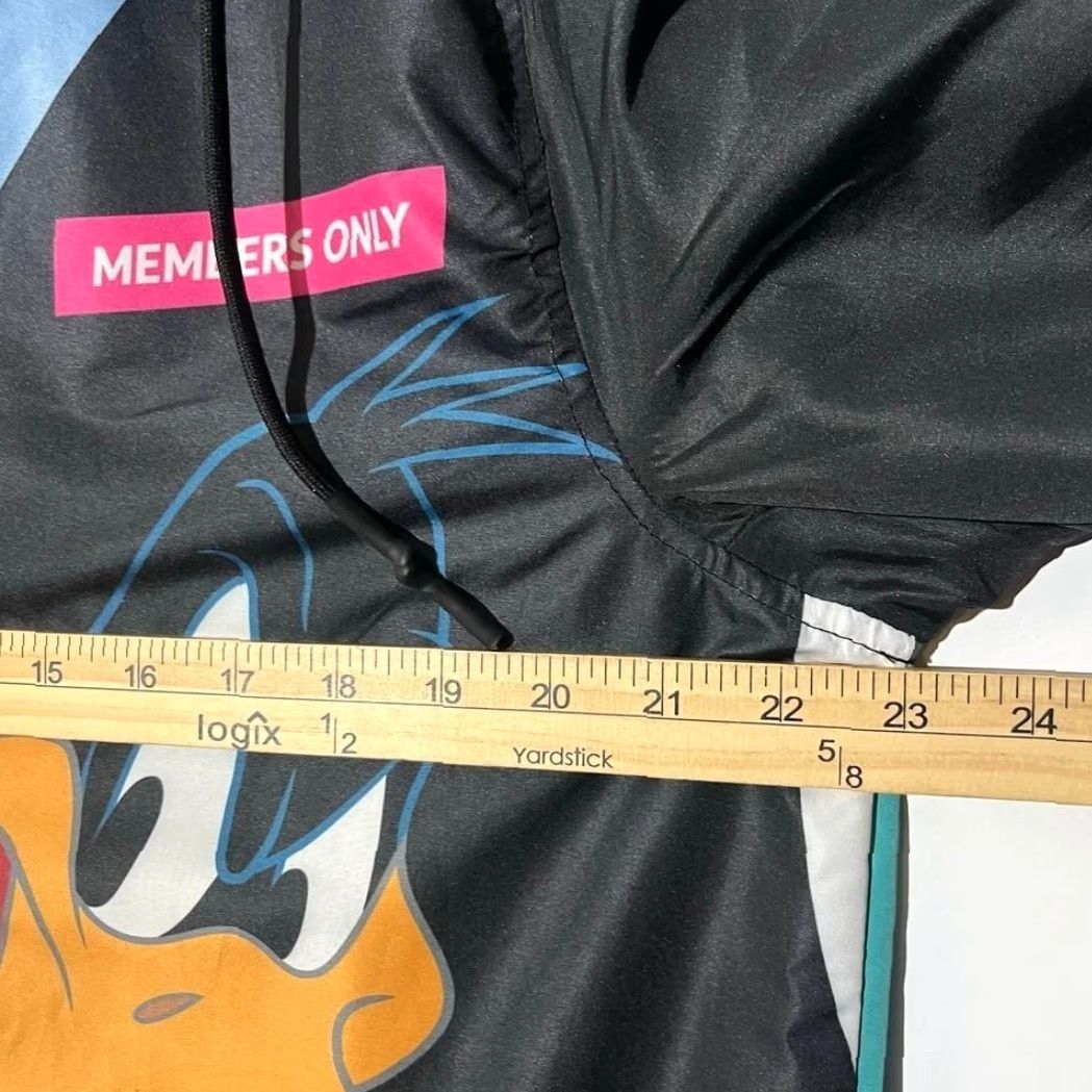 Members Only Members Only Space Jam A New Legacy Windbreaker Jacket Mens M Multicolor Zip Full Zip Hooded Pockets 80s Basketball Style Shirts Mens Size US M / EU 48-50 / 2 - 7 Thumbnail