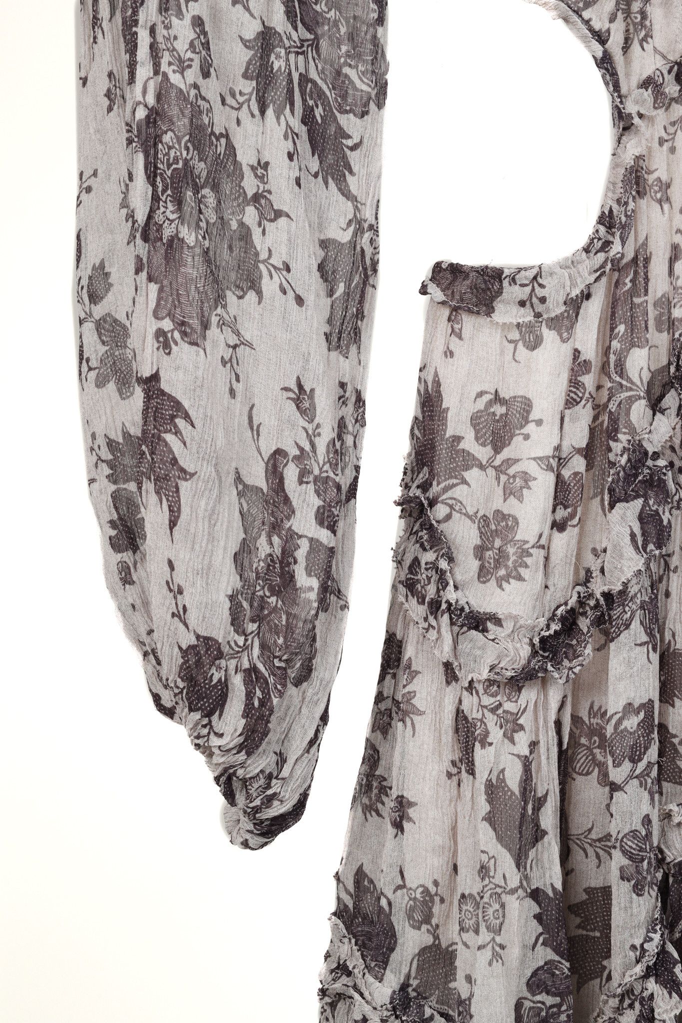 Zimmermann Zimmerman Juno Aged Batik Floral Long-Sleeve Mini Dress Size 27" / US 4 / IT 40 - 6 Thumbnail