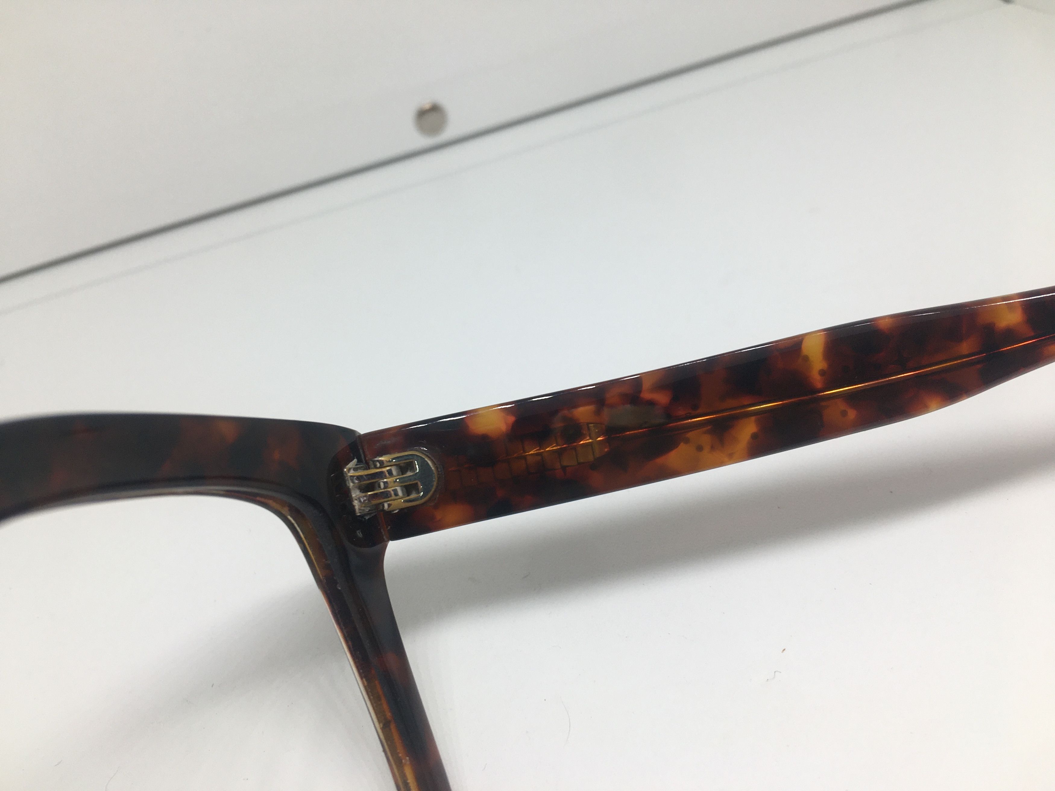 Other Handmade Tortoise Acetate Square Eyeglasses Frame Size ONE SIZE - 5 Thumbnail