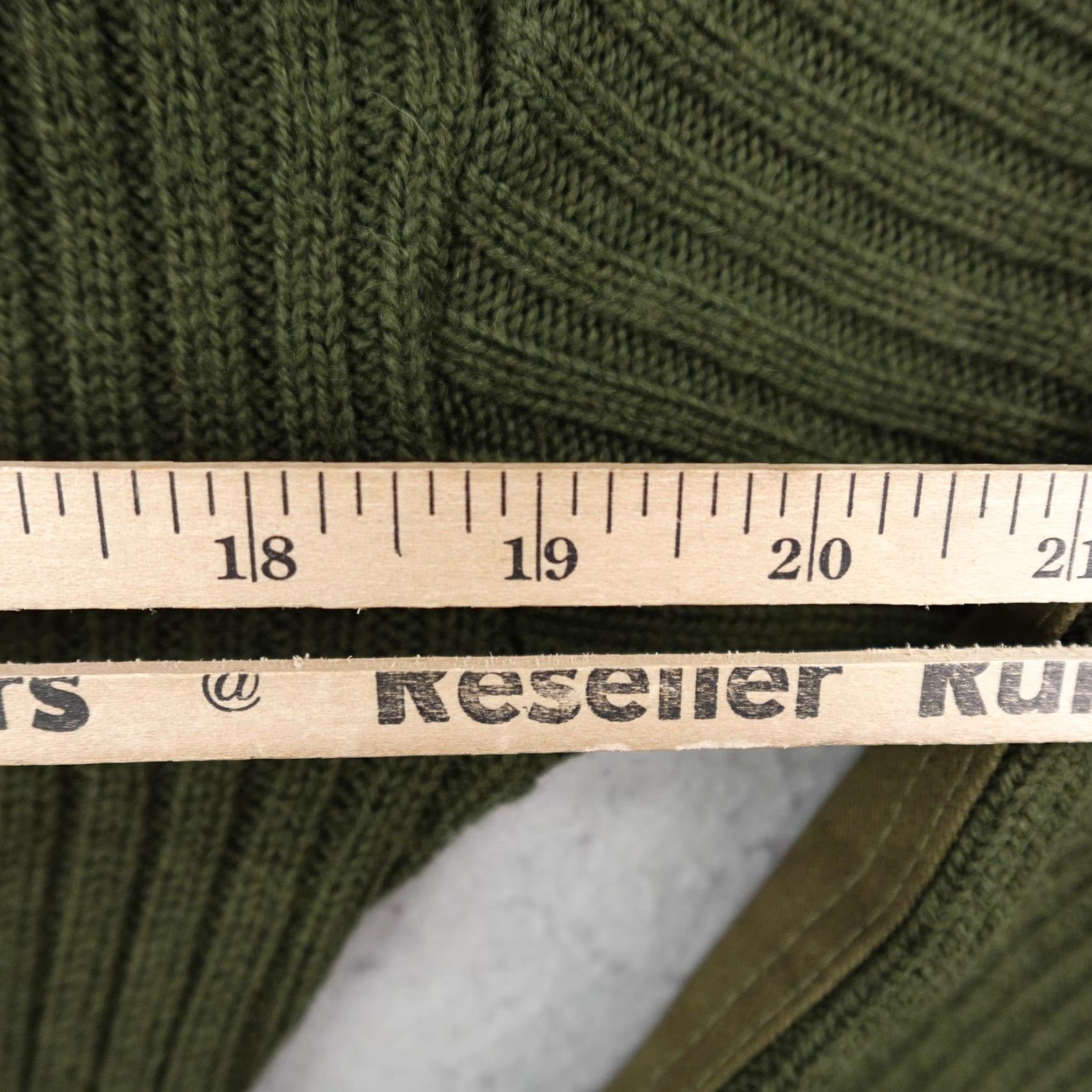 Commando VINTAGE Valor Collection DSCP Sweater Mens 42 Green Service Wool Commando Military Army Casual Workwear Slim Knit Crew Neck Long Sleeve Regular L Size Size US L / EU 52-54 / 3 - 5 Thumbnail