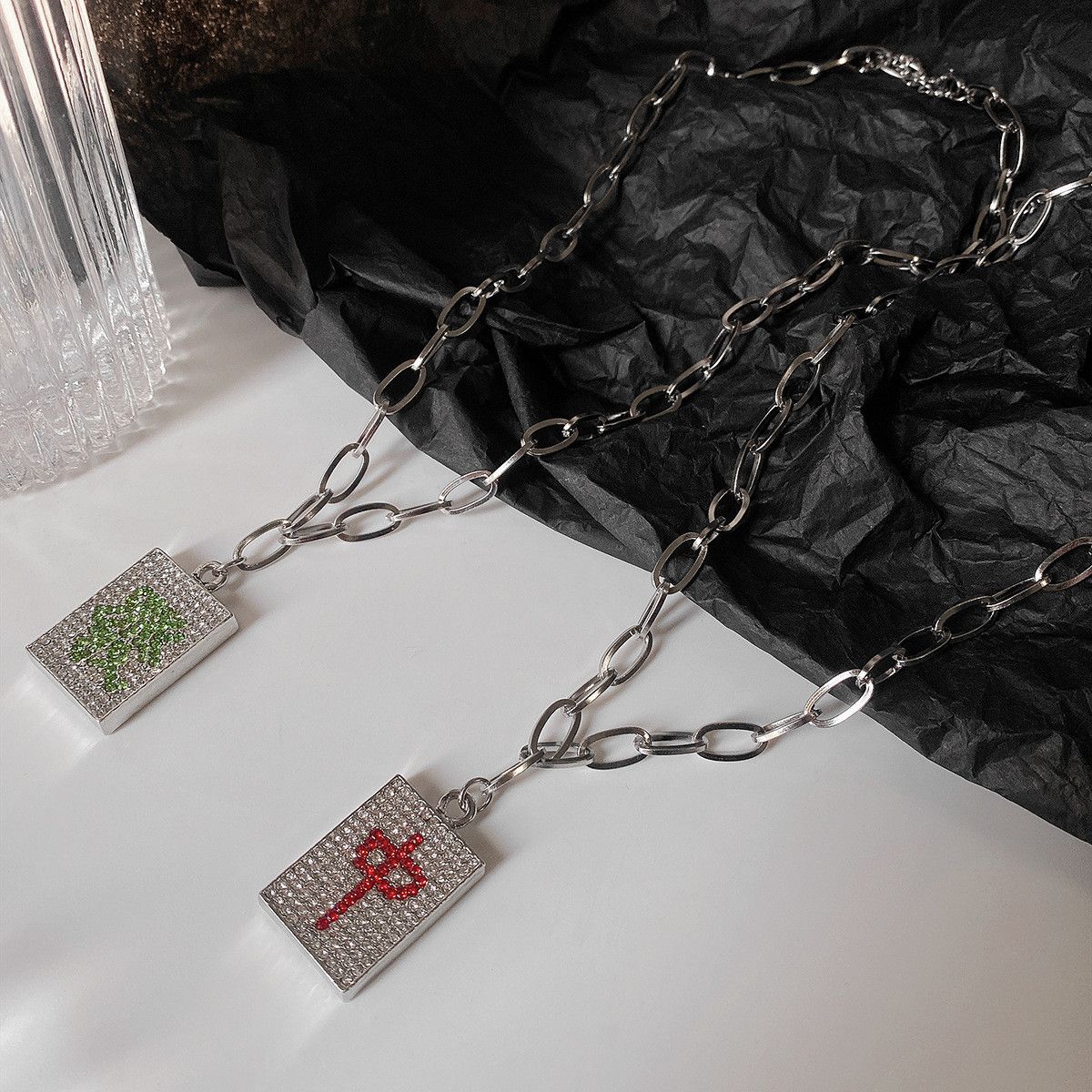 Other Mahjong Crazy STEAL! Y2K Chains Necklace Chain Size ONE SIZE - 4 Thumbnail