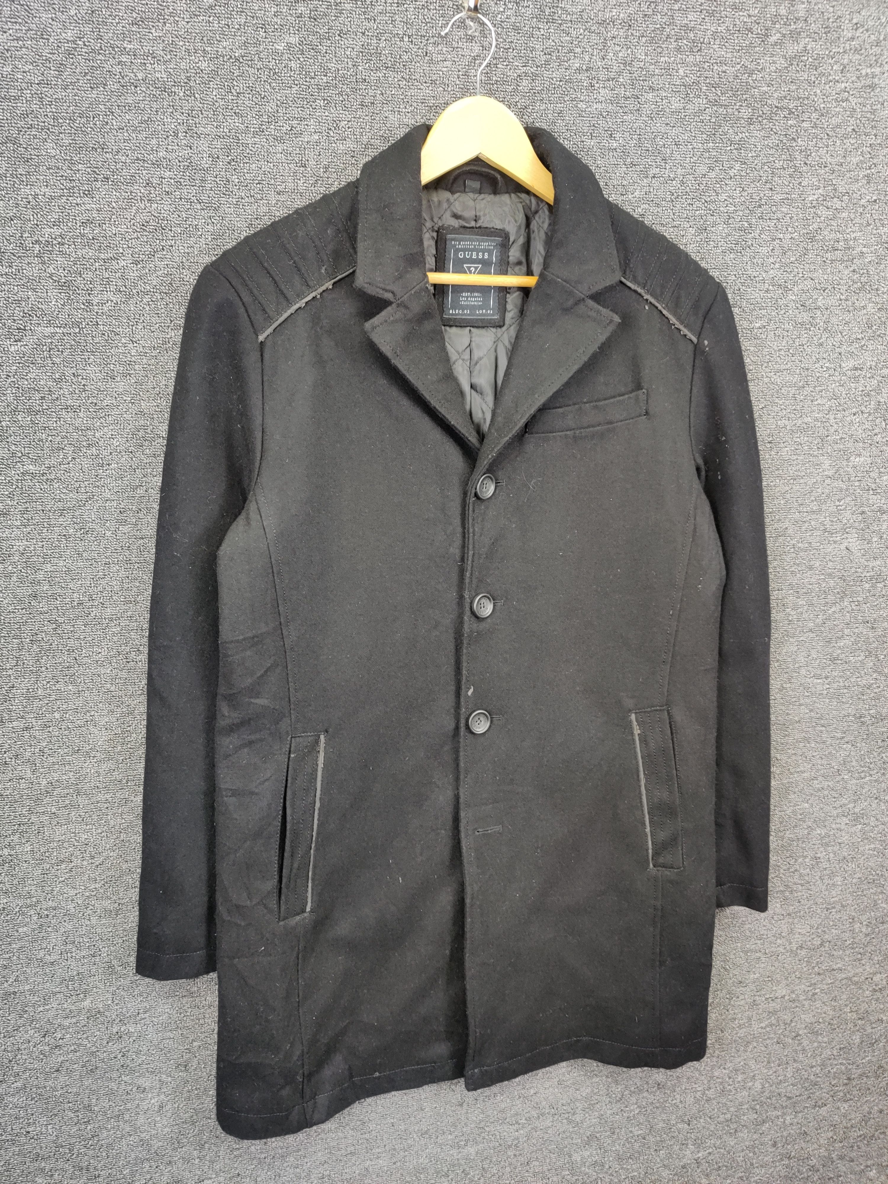 Guess Nice ❗Vintage Guess Wool Long Coat Size US M / EU 48-50 / 2 - 5 Thumbnail