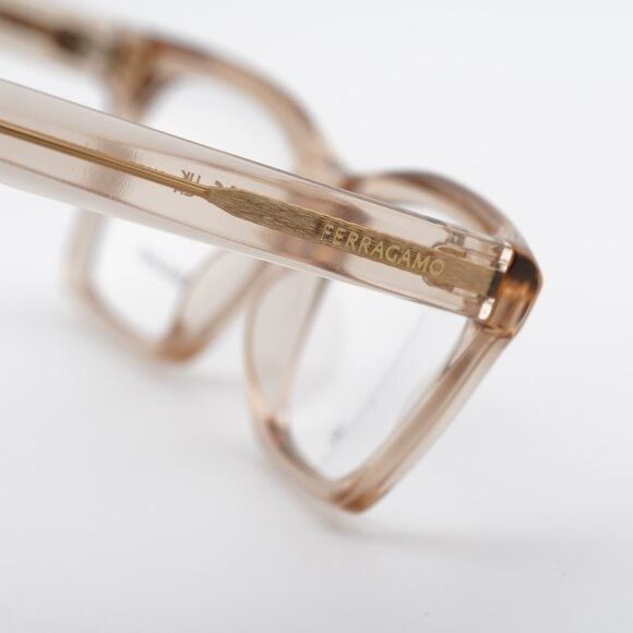 Salvatore Ferragamo Salvatore Ferragamo SF2986 259 Eyeglasses Transparent Beige Size ONE SIZE - 9 Thumbnail