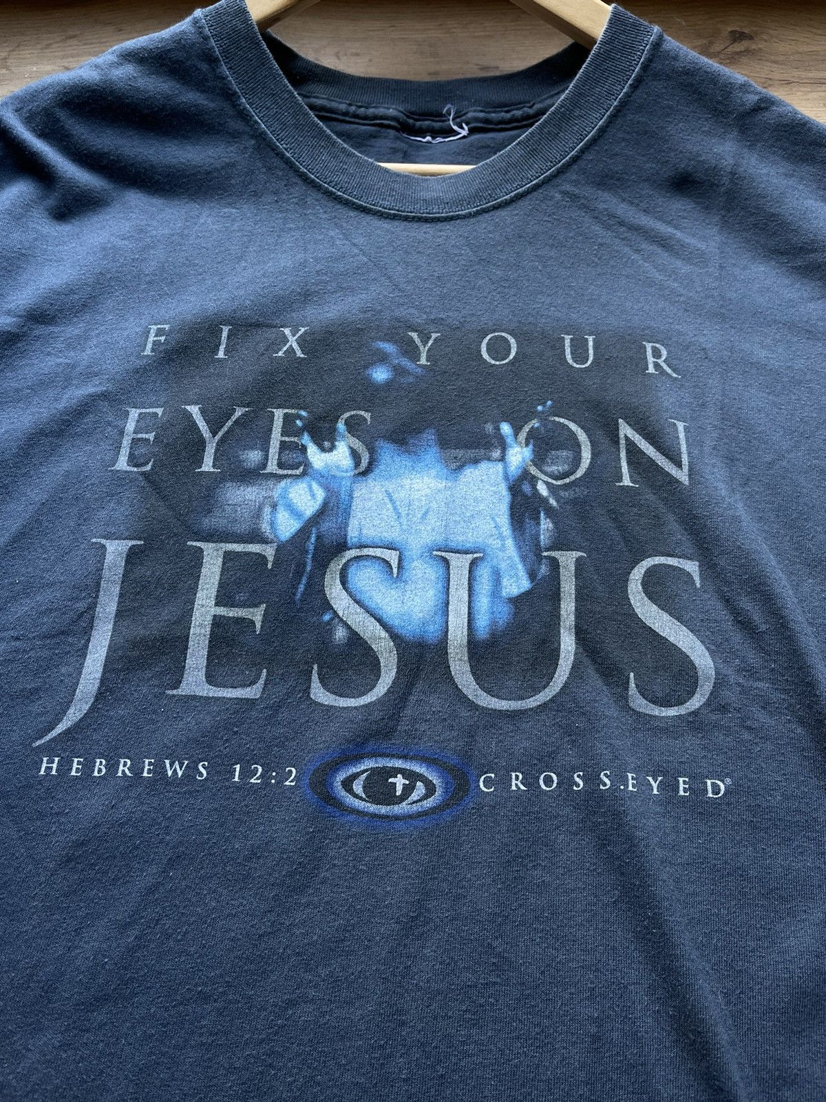 Band Tees 90’s Fix Your Eyes on Jesus Vintage t-shirt bible Kanye West Size US XL / EU 56 / 4 - 6 Thumbnail