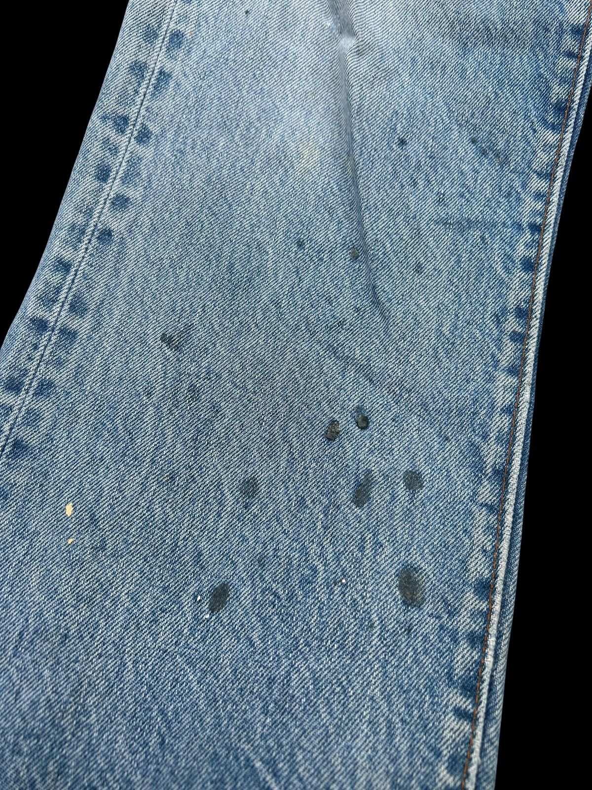 Levi's Vintage Clothing 80's THRASHED Levis 524 Selvedge Grunge Punk Denim Jeans Size US 28 / EU 44 - 5 Thumbnail