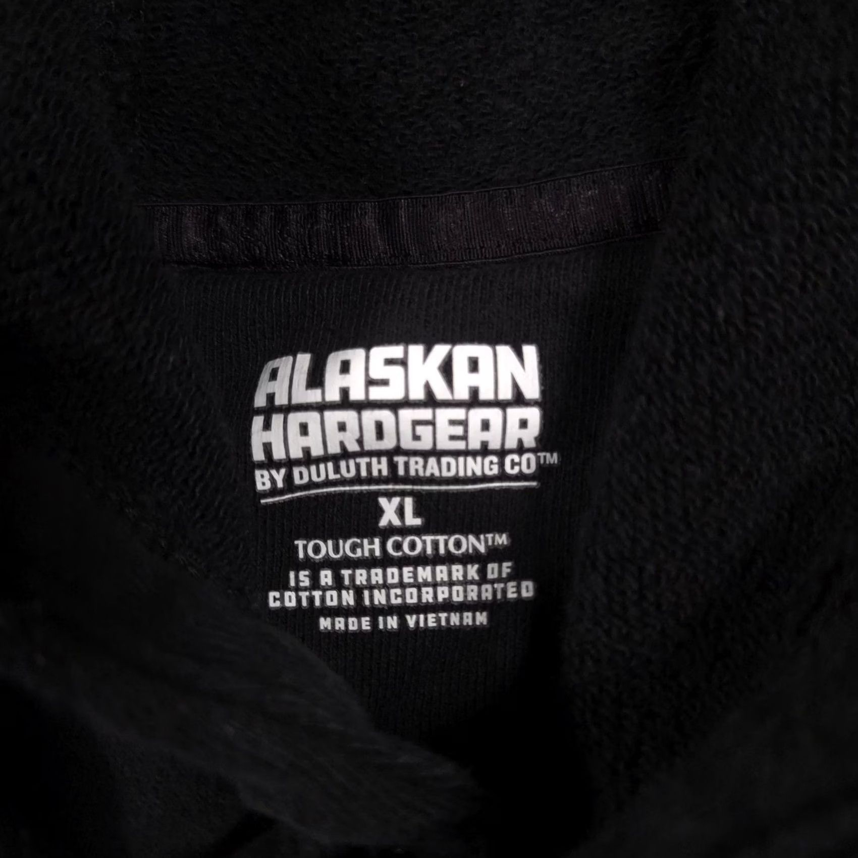 Logo 7 VINTAGE Alaskan Hardgear Hoodie Womens XL Black Pullover Tough Cotton AKHG Logo Fleece Size XL / US 12-14 / IT 48-50 - 7 Thumbnail
