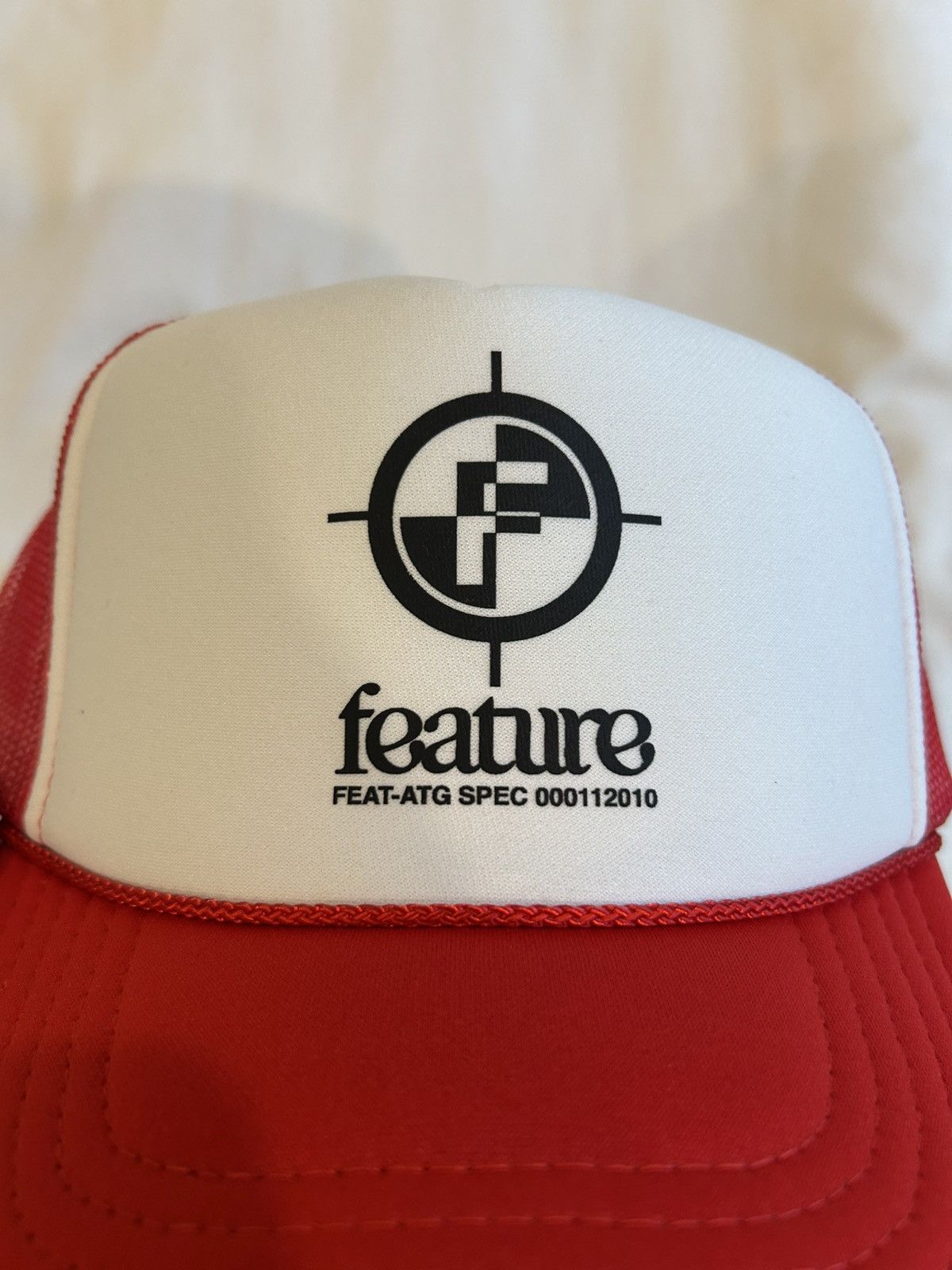Feature Feature Hat Crosshair Trucker Mesh Snapback Red Size ONE SIZE - 4 Thumbnail