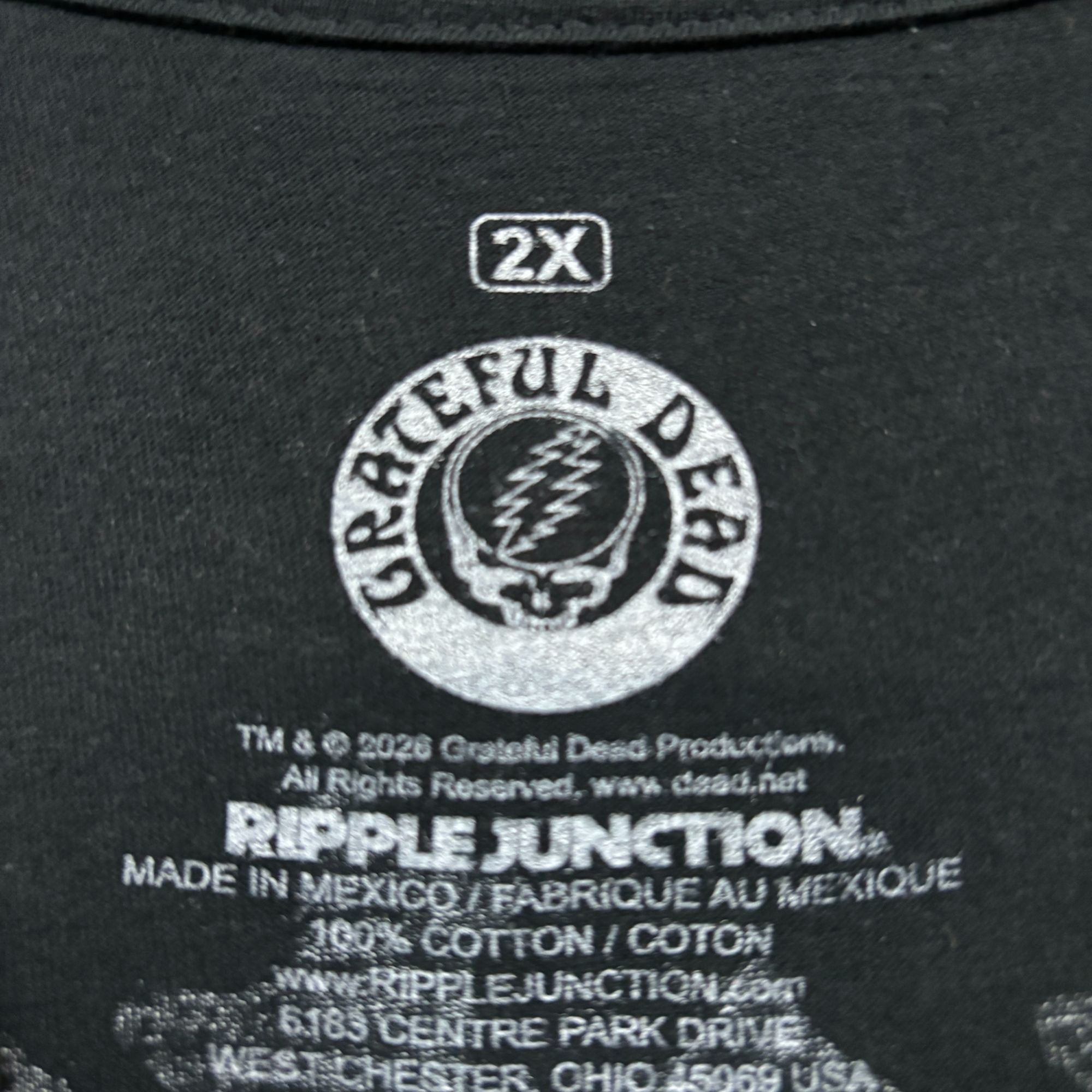 Grateful Dead Grateful Dead Big Bertha Psychedelic Jam Band Sphere Tee 2X Size US XXL / EU 58 / 5 - 4 Thumbnail