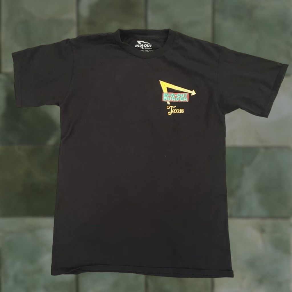 Nike Nike In N Out Texas Graphic T-Shirt Womens Small Black Short Sleeve Crew Neck Size S / US 4 / IT 40 - 1 Thumbnail