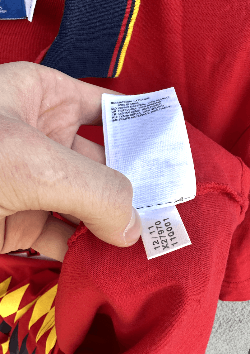 Adidas × Vintage Adidas Espana Spain Football Polo Shirt Size L Size US L / EU 52-54 / 3 - 5 Thumbnail