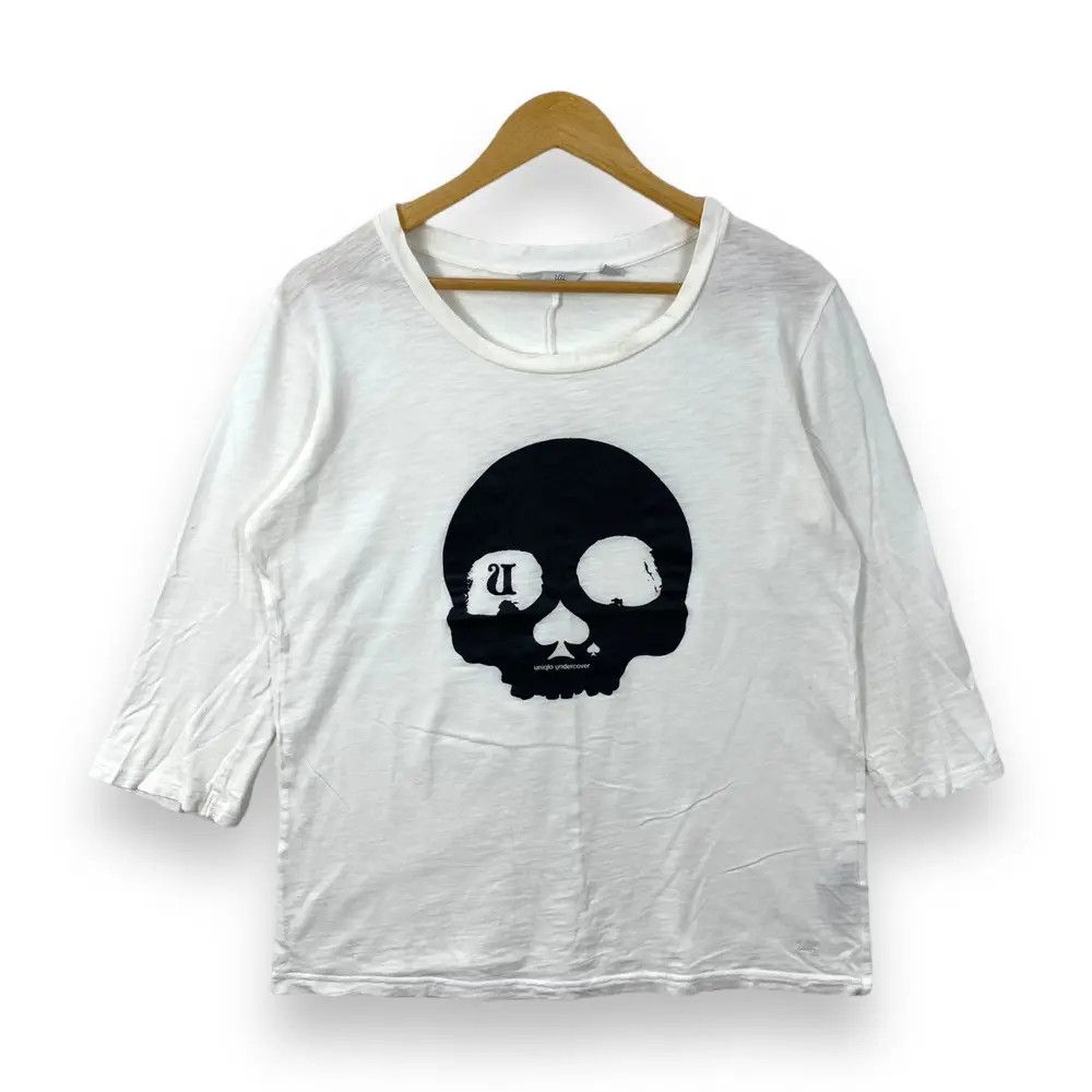 UNIQLO UNDERCOVER Skull Long Sleeve Tee Shirt Medium Size