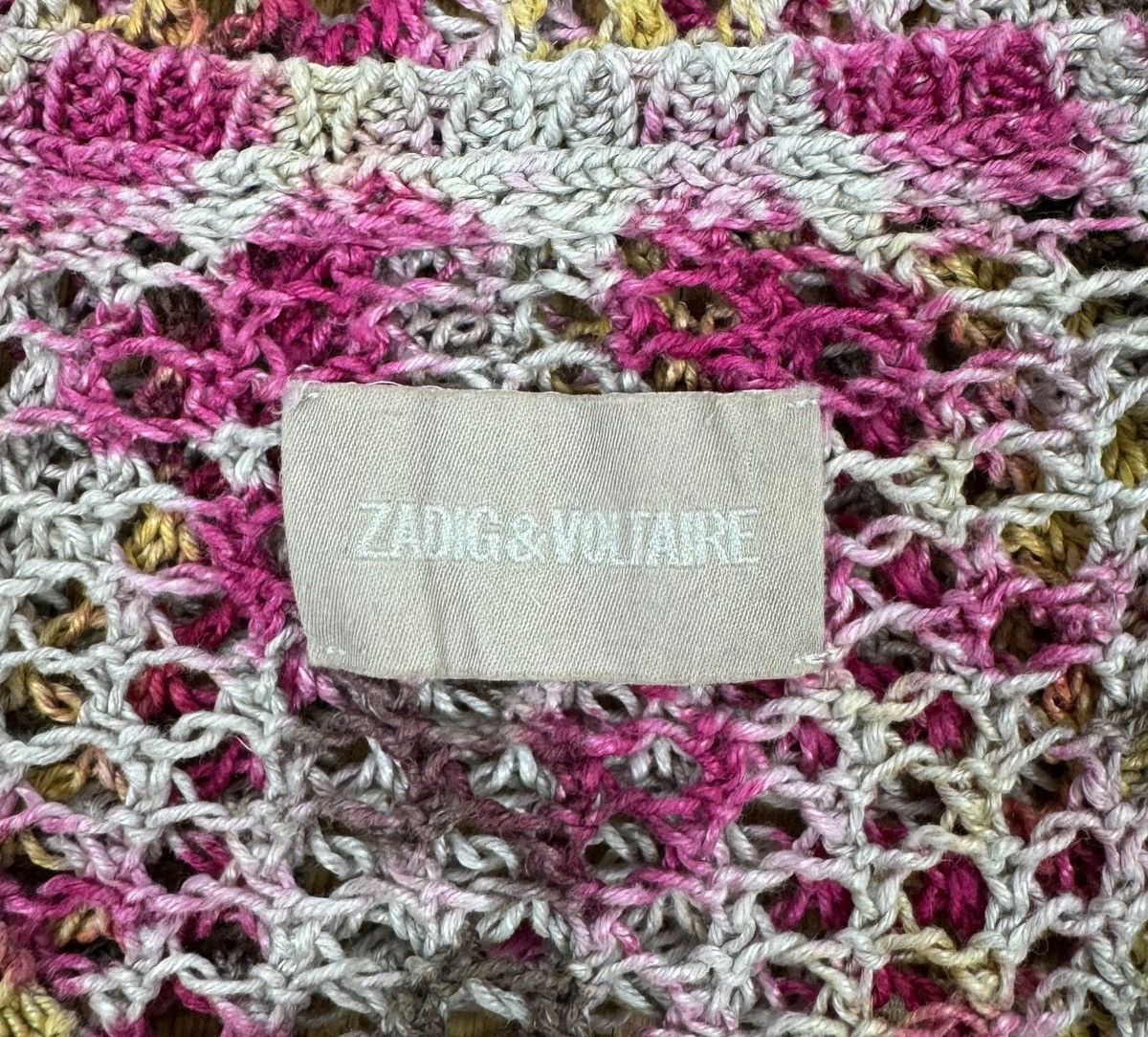 Zadig & Voltaire Zadig & Voltaire Linen Knit Mesh Jumper Multicolor size S Size S / US 4 / IT 40 - 9 Thumbnail
