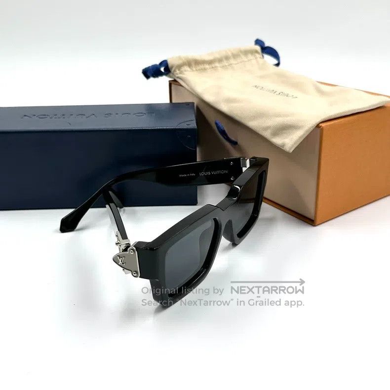 Louis Vuitton Louis Vuitton Millionaire Black Sunglasses Size ONE SIZE - 3 Thumbnail